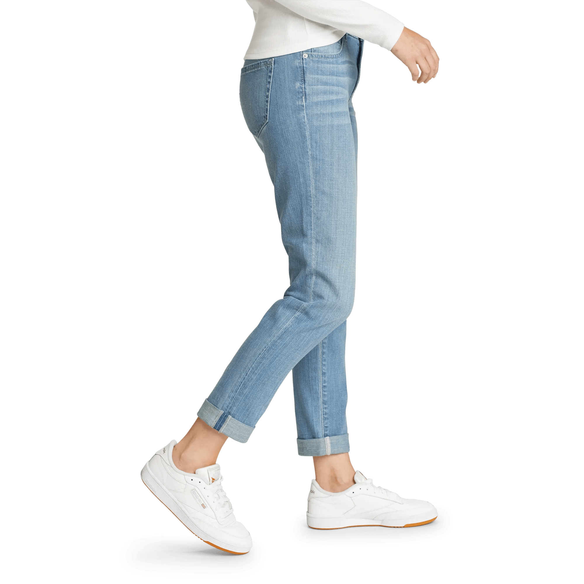 Women's Boyfriend Mid-Rise Jeans - Slim Fit - Image 3