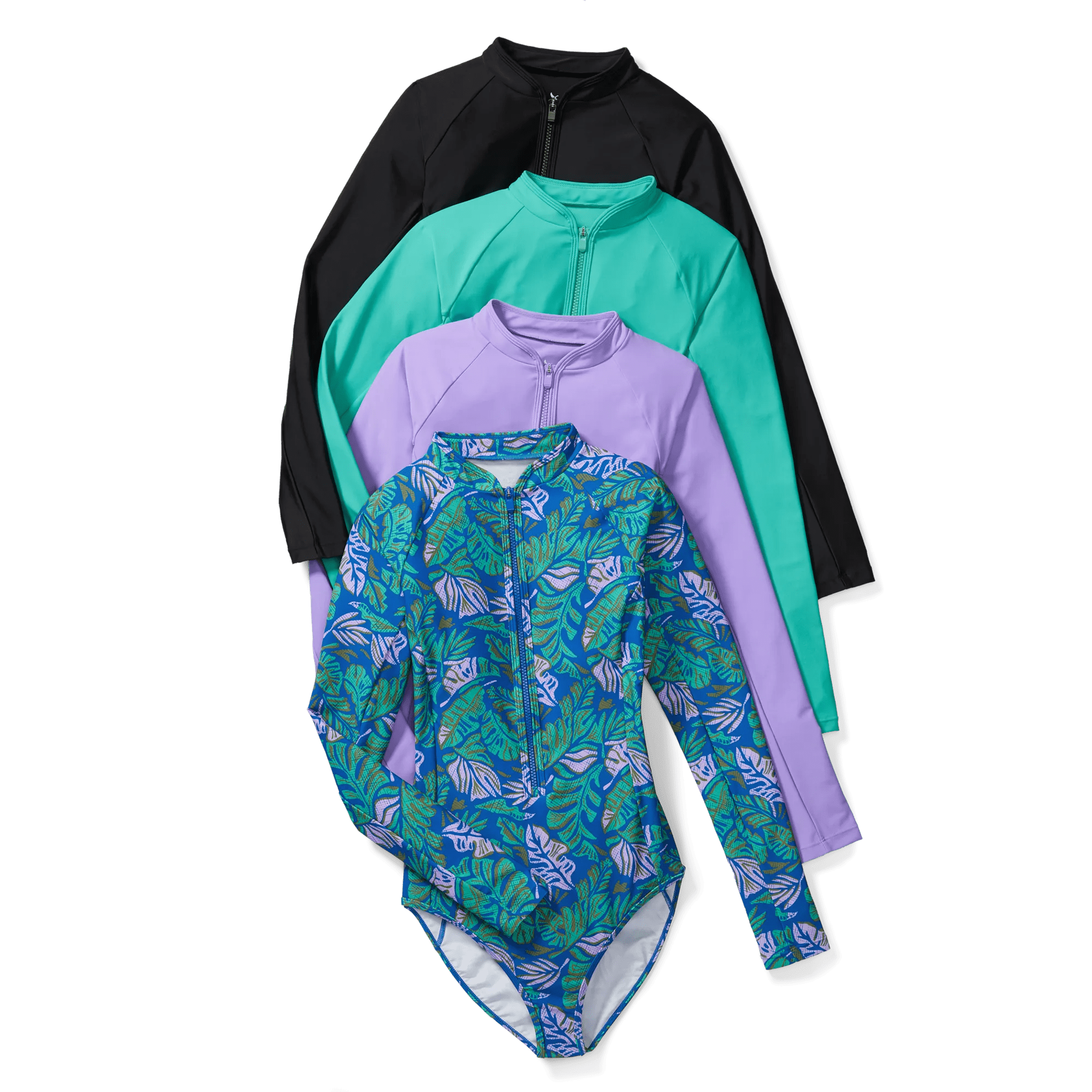 Women's Long-Sleeve One-Piece Swimsuit - Image 3