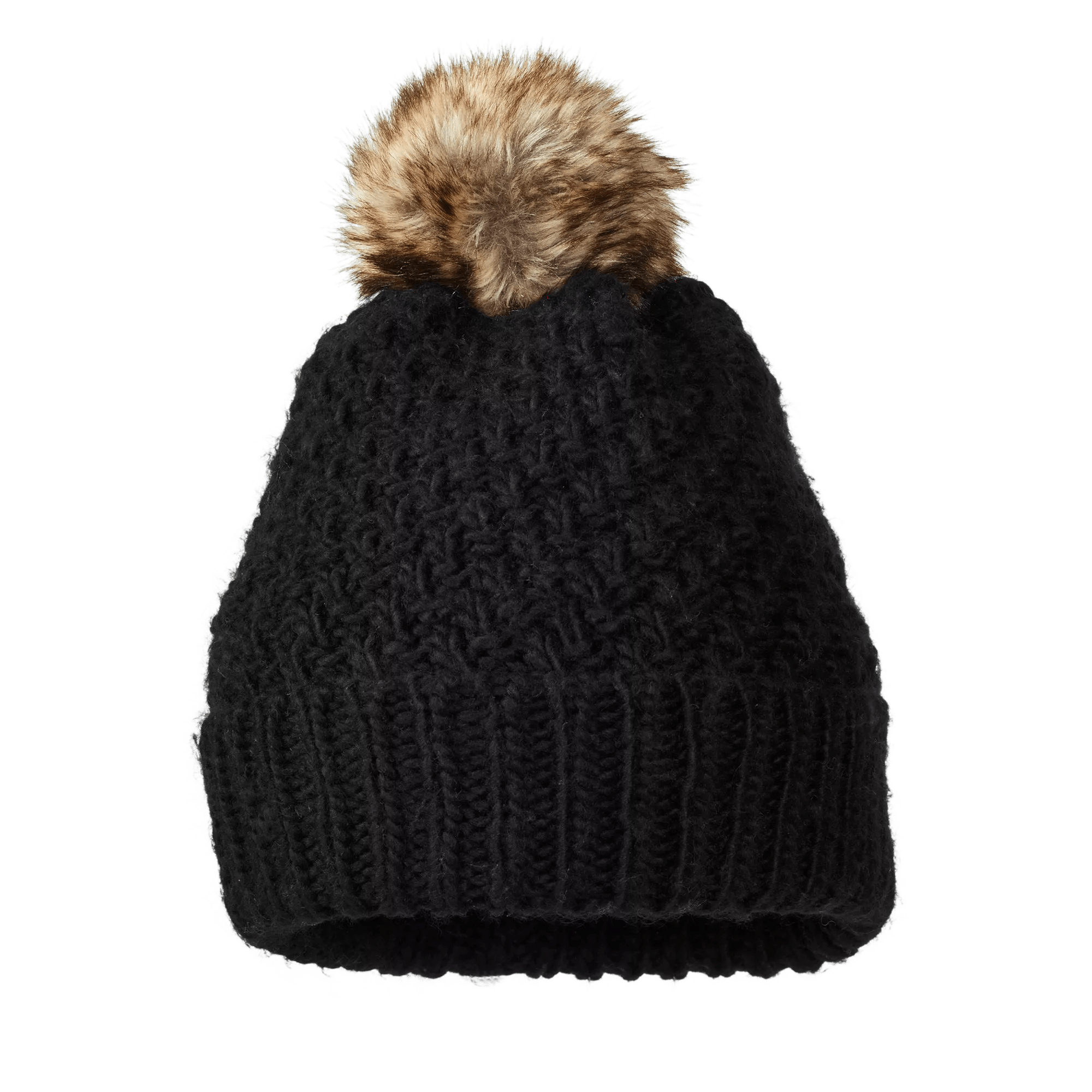 Women's Cabin Faux Fur Pom Beanie - Image 2