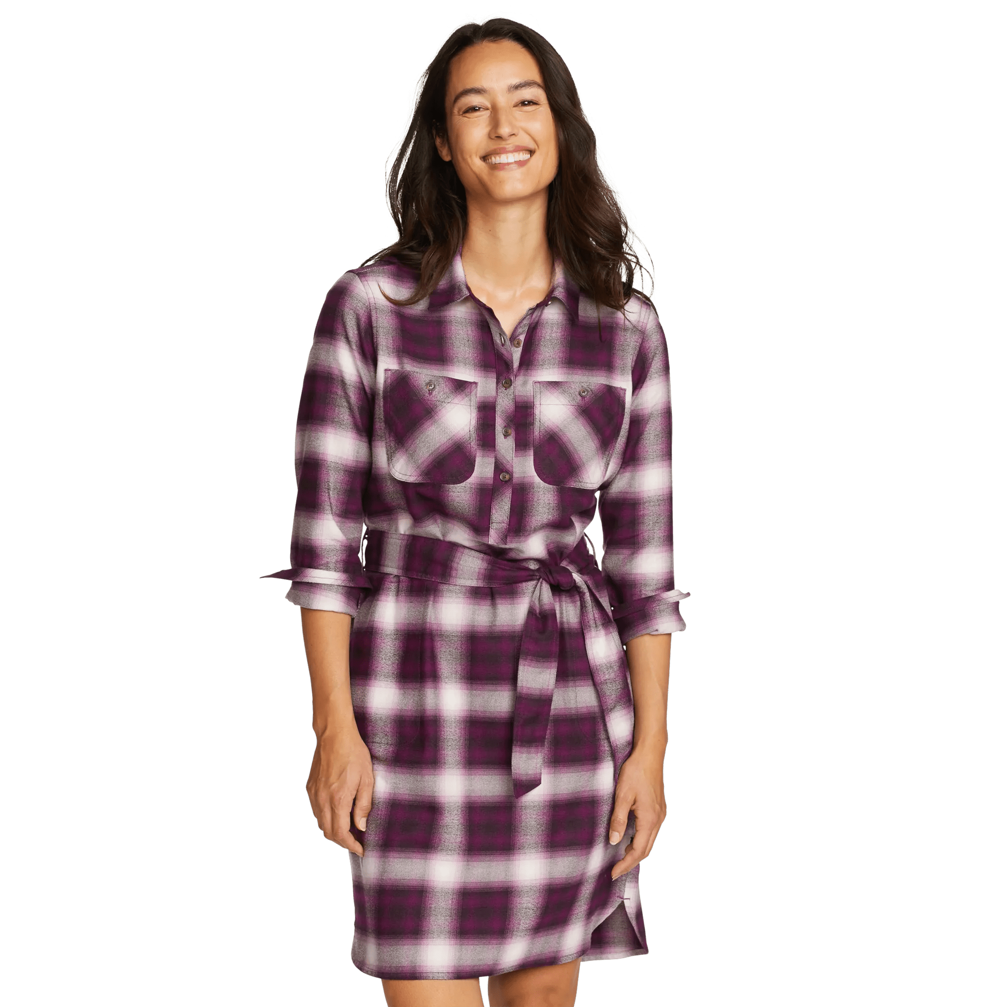 Women's Fremont Flannel Shirt Dress - Image 3