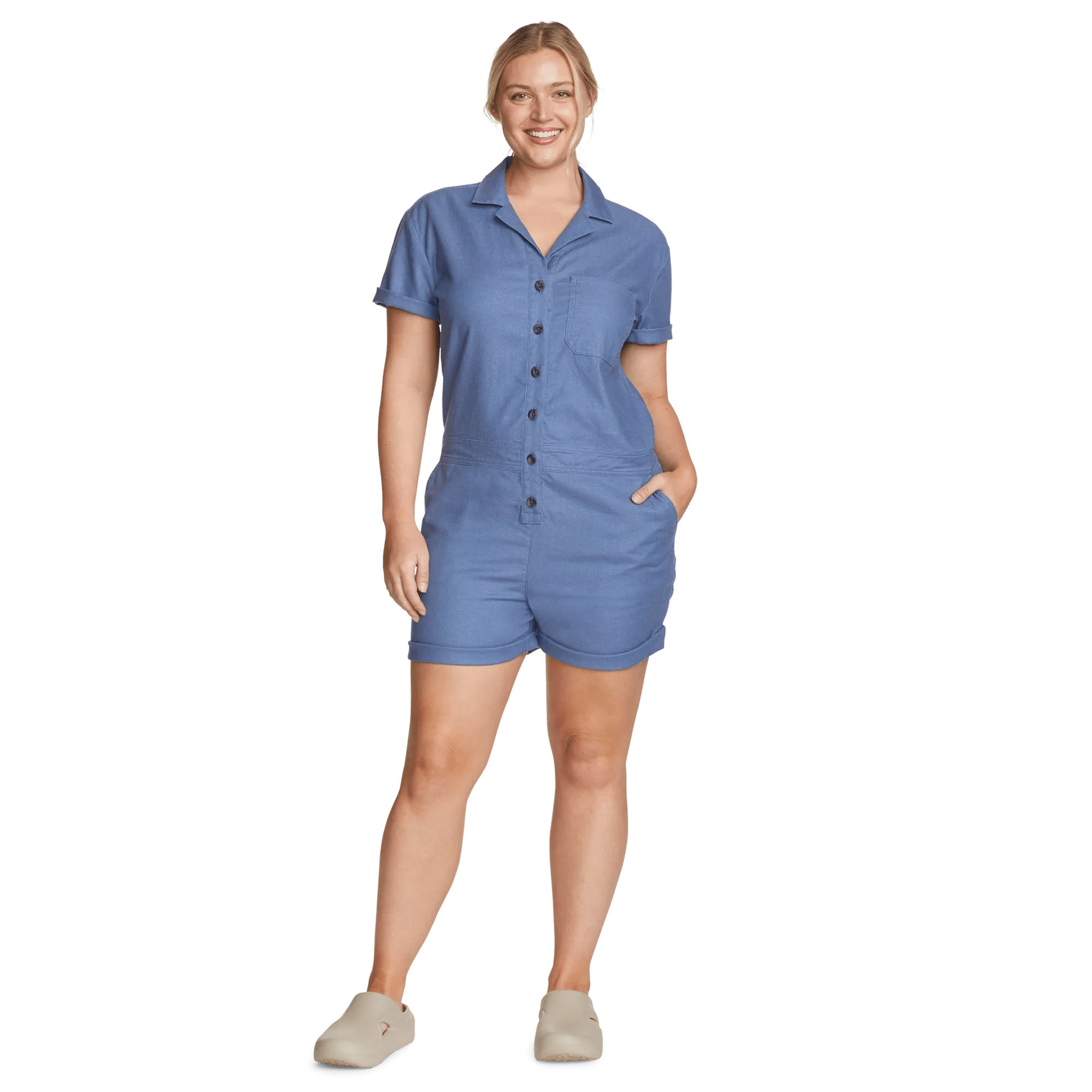 Women's EB Hemplify Utility Romper - Image 3