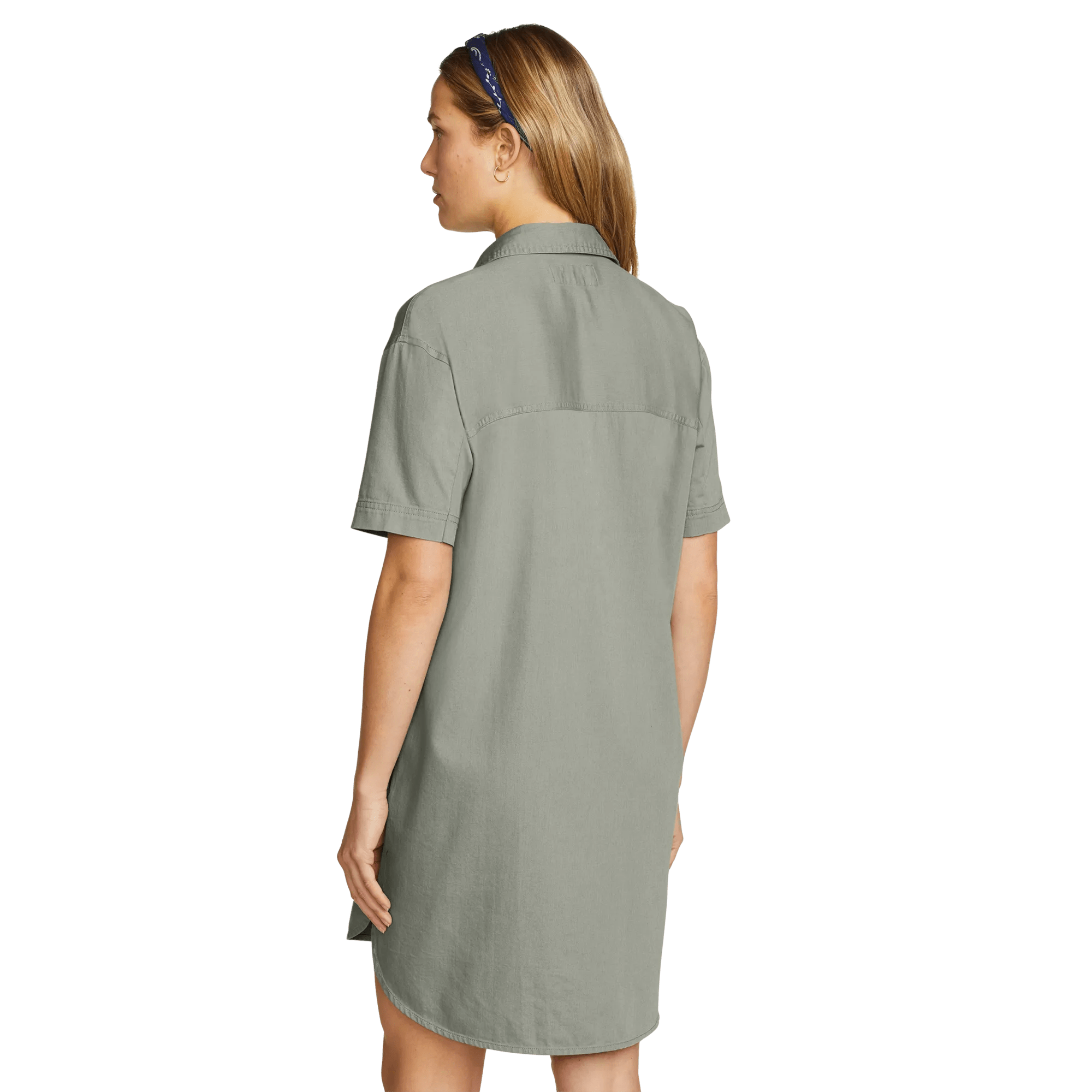 Women's Everyday Cotton Shirt Dress - Image 2
