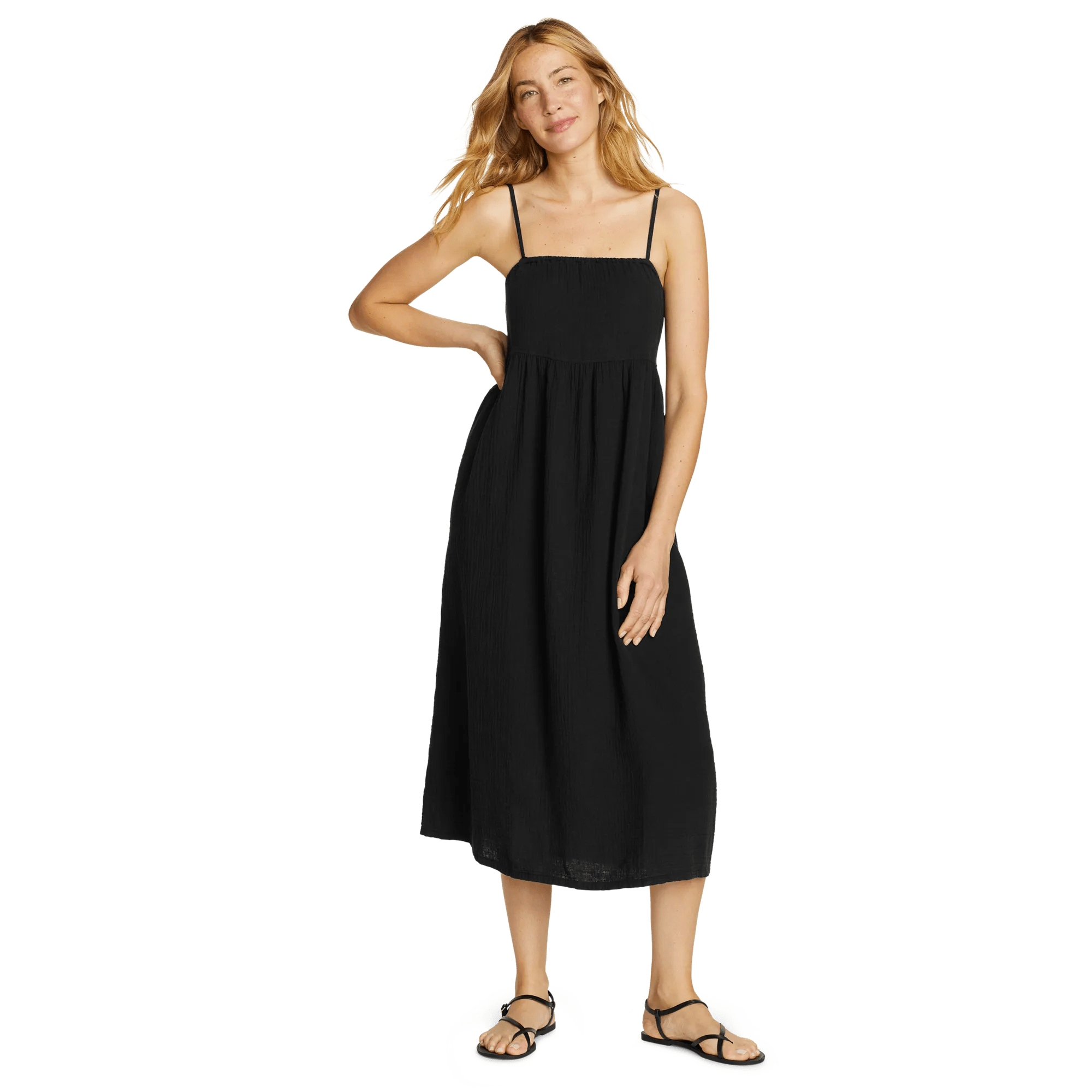 Women's Woven Texture Dress - Image 3
