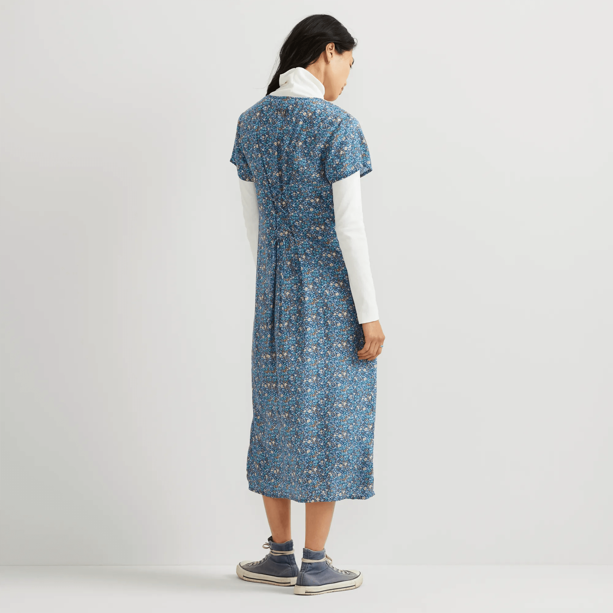 Women's Button Front Midi Dress - Image 2