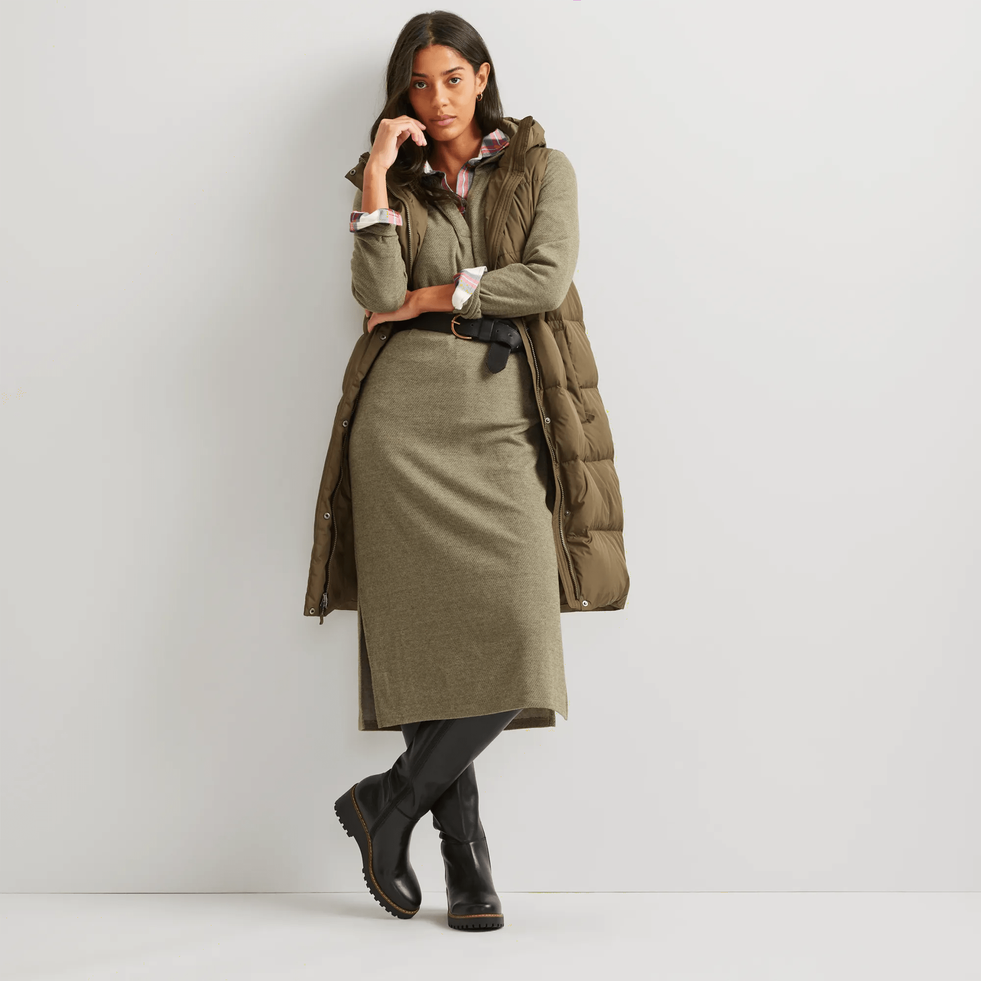 Women's Soft Knit Midi Dress - Image 4