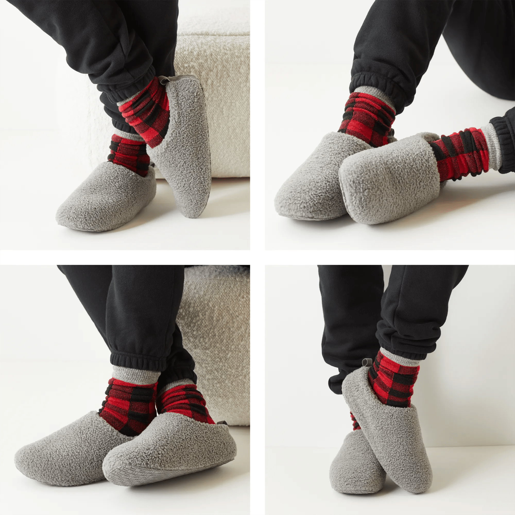 Women's Cozy Faux Shearling Scuffs - Image 2
