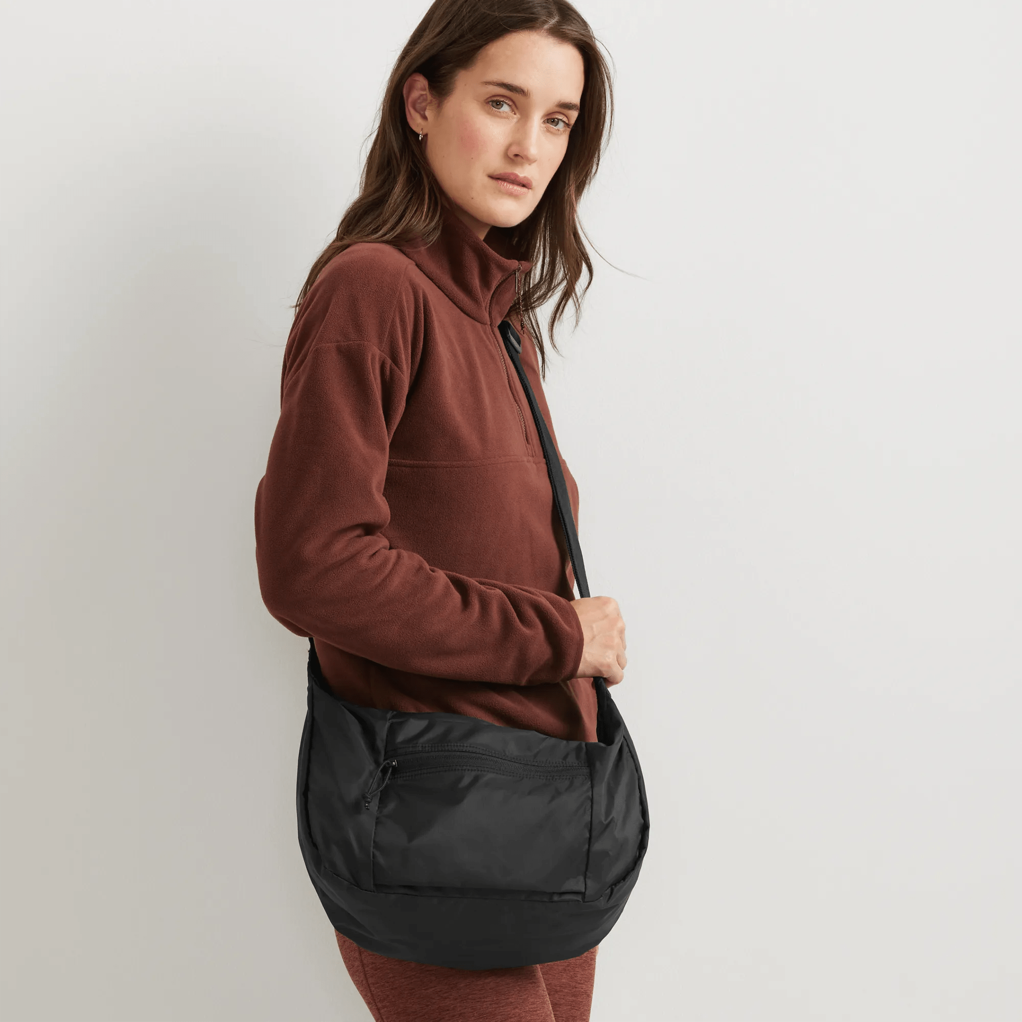 Ripstop Crossbody Crescent Sling Bag - Image 4