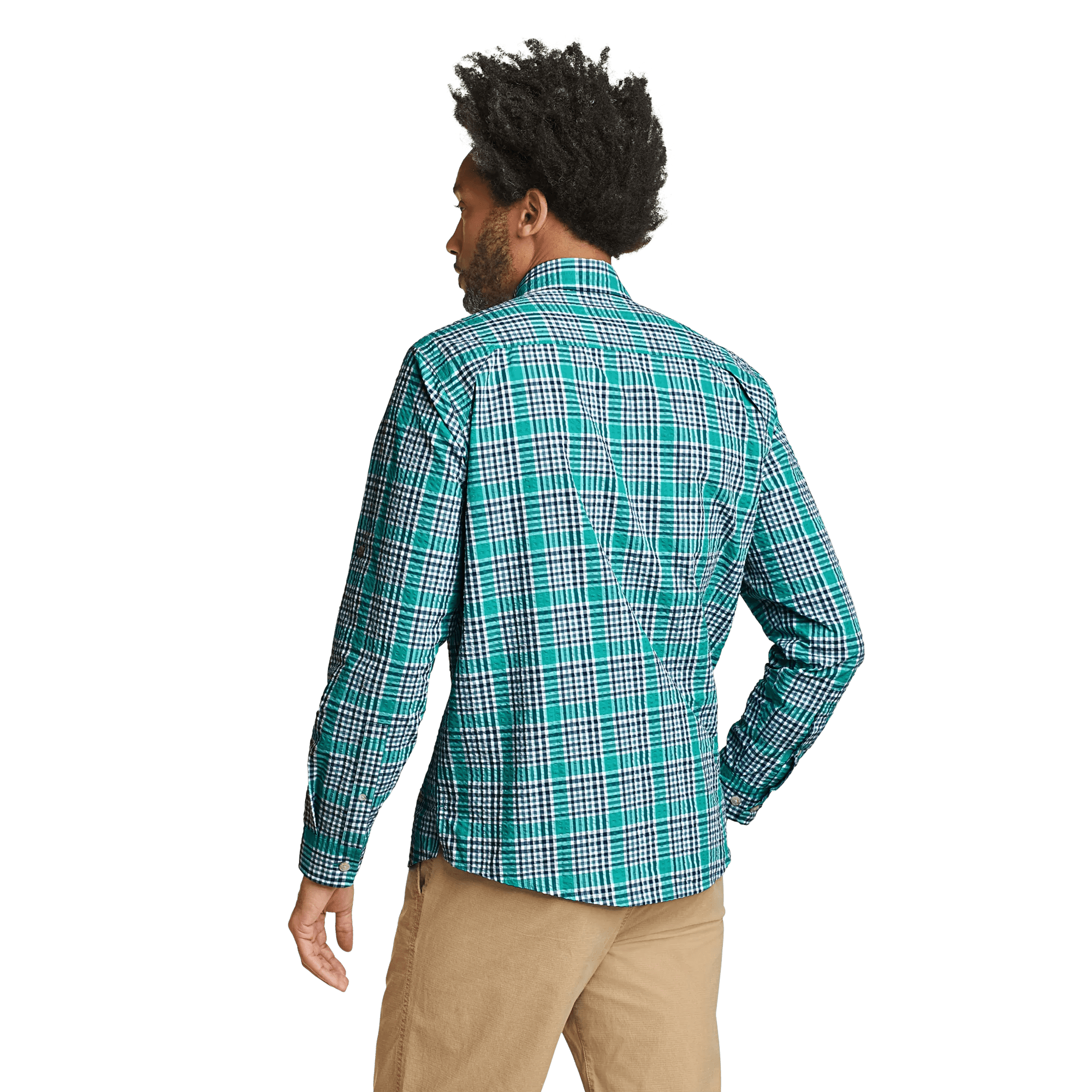 Men's Pack It Seersucker Long-Sleeve Shirt - Image 2