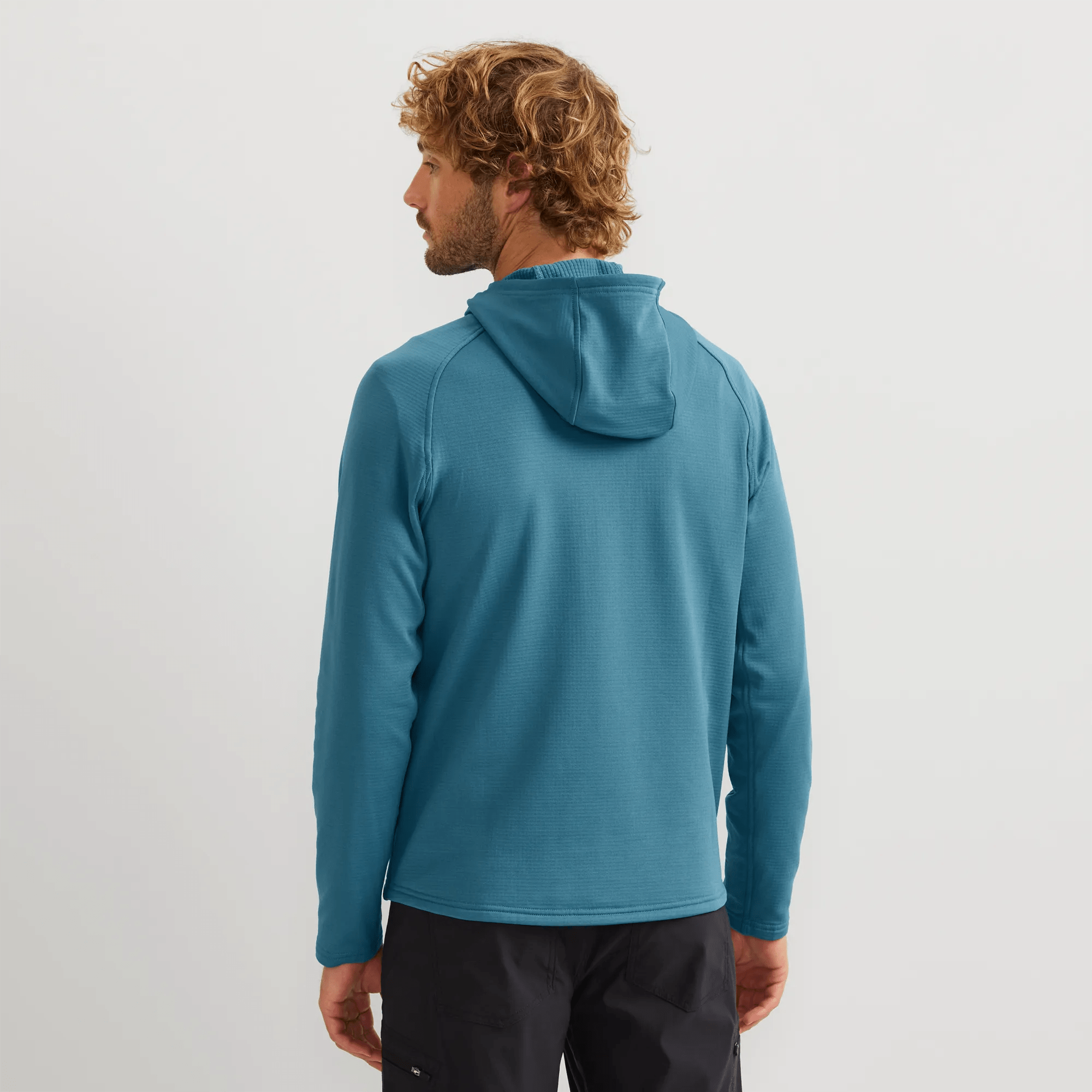 Men's High Route Grid Fleece-Lined Full-Zip Hoodie - Image 2