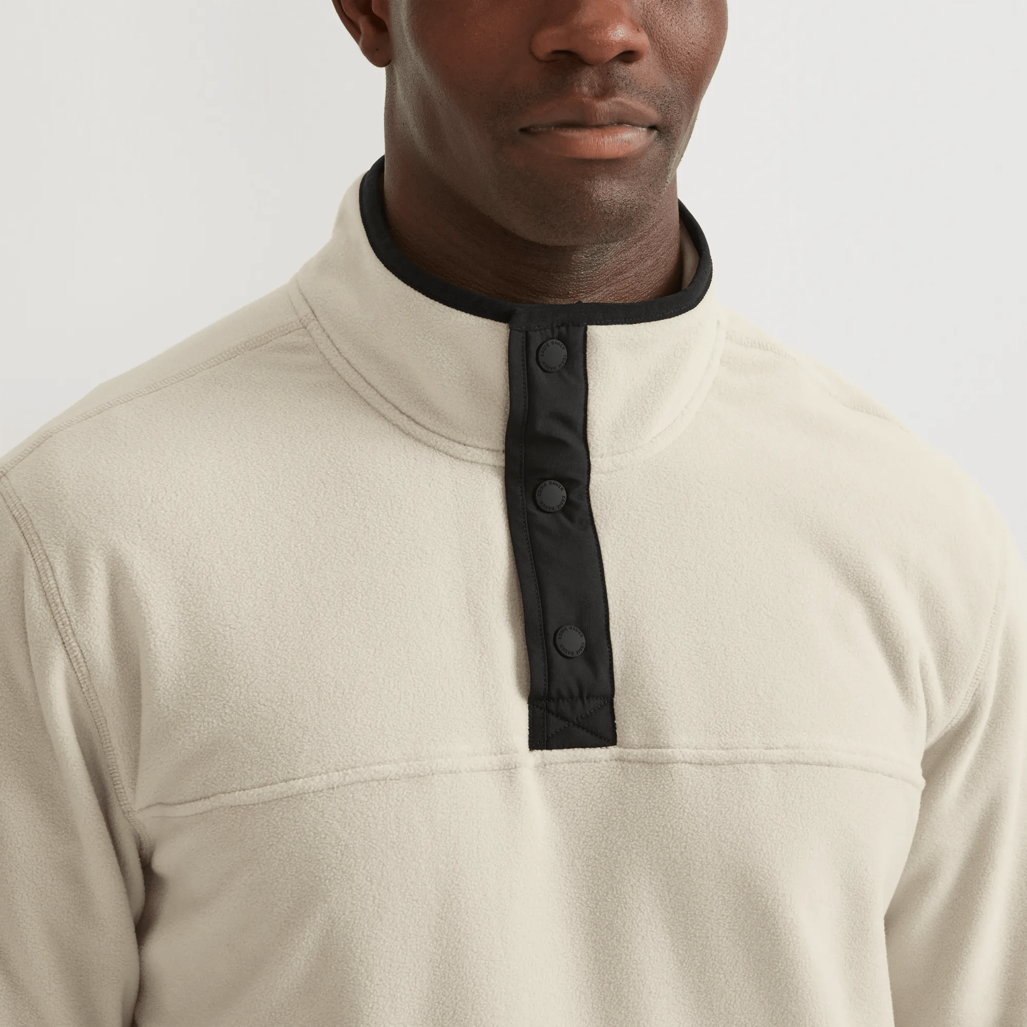 Men's Chutes Fleece Snap Mock Pullover - Image 3