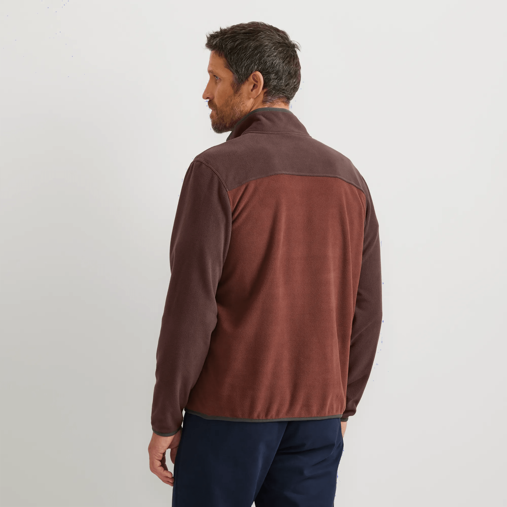 Men's Chutes Fleece Snap Mock Pullover - Image 2