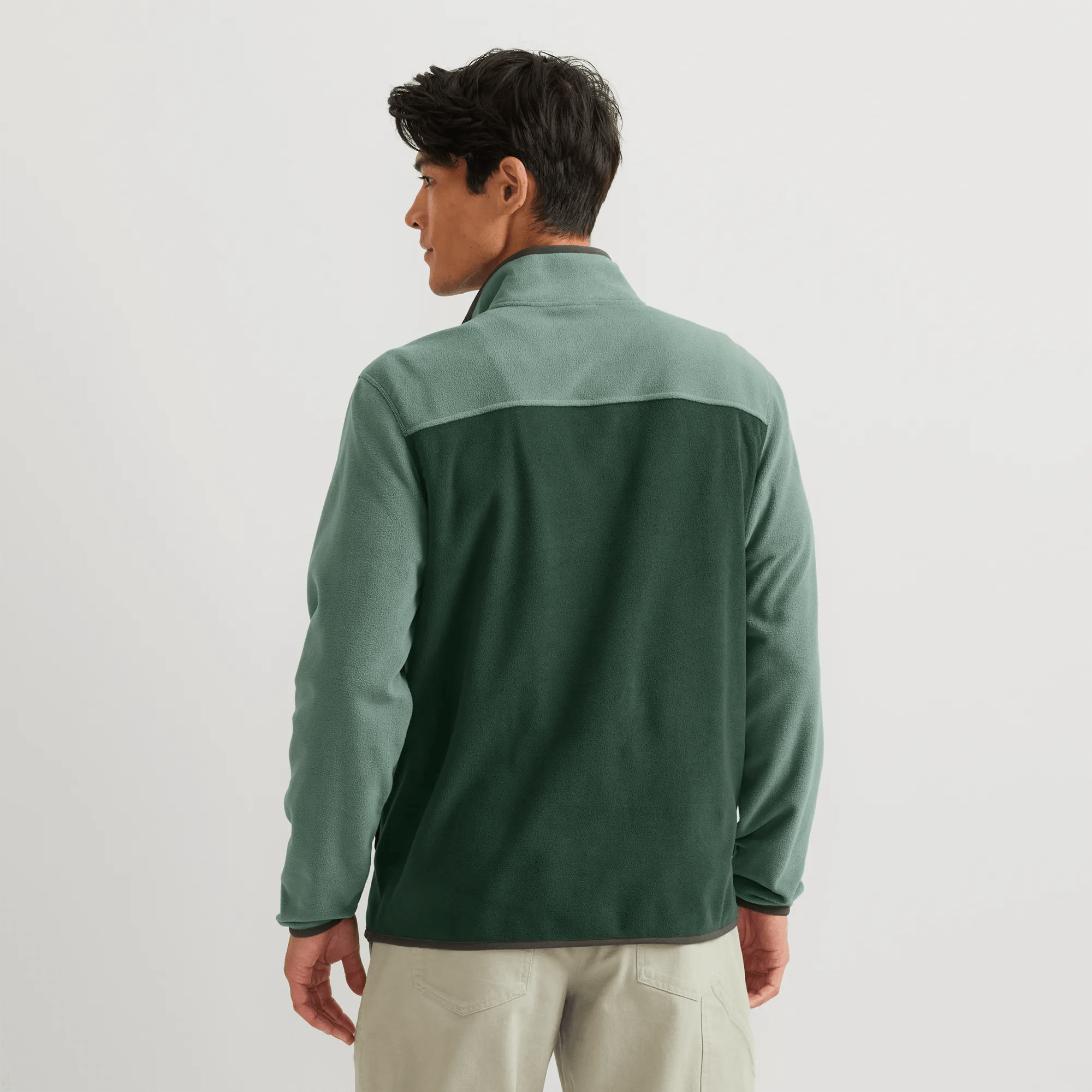 Men's Chutes Fleece Snap Mock Pullover - Image 2