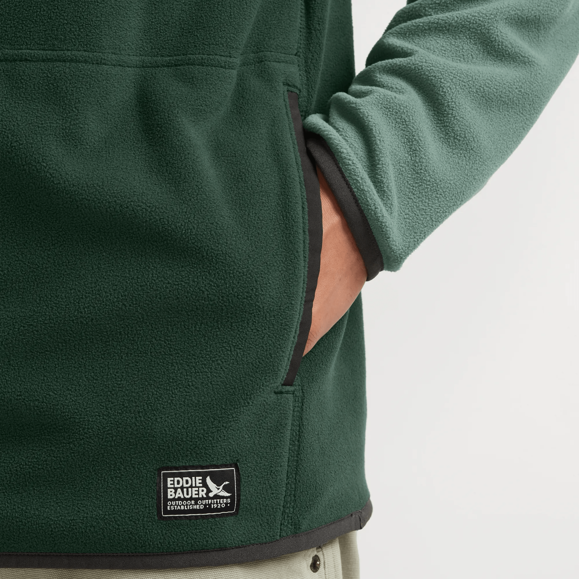 Men's Chutes Fleece Snap Mock Pullover - Image 4