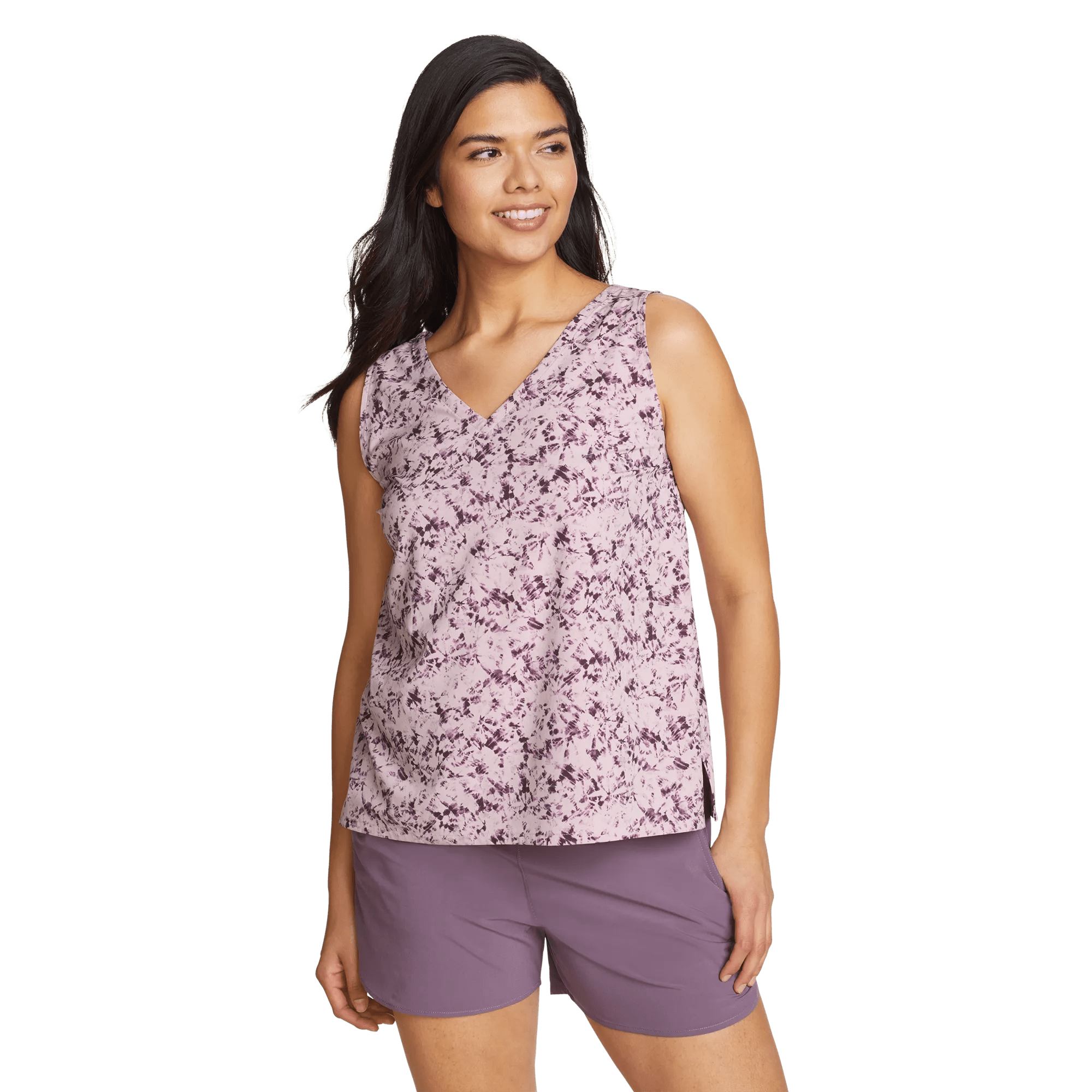Women's Departure V-Neck Tank Top - Print - Image 3