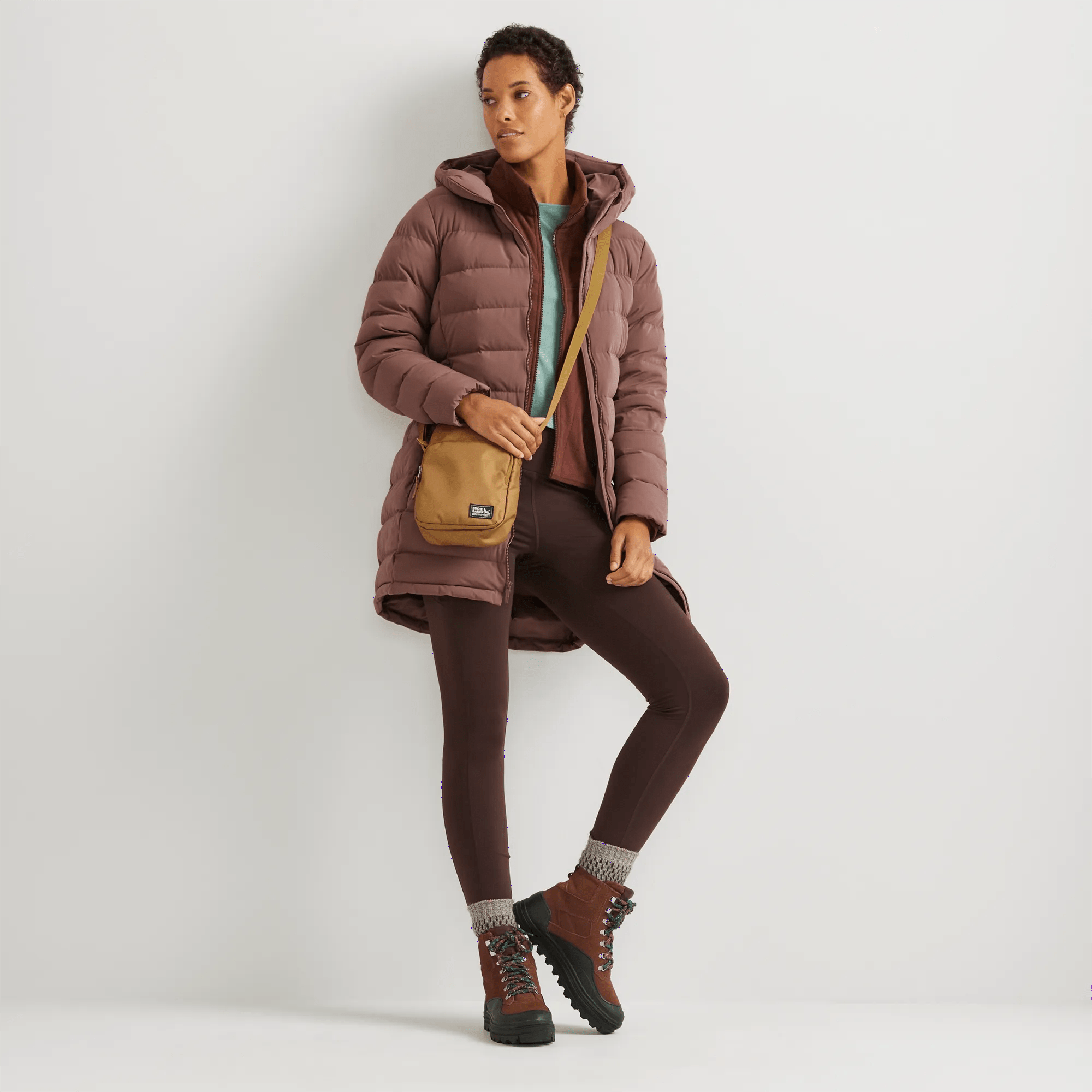 Women's Crossover Winter Trail Adventure High-Rise Leggings - Image 3