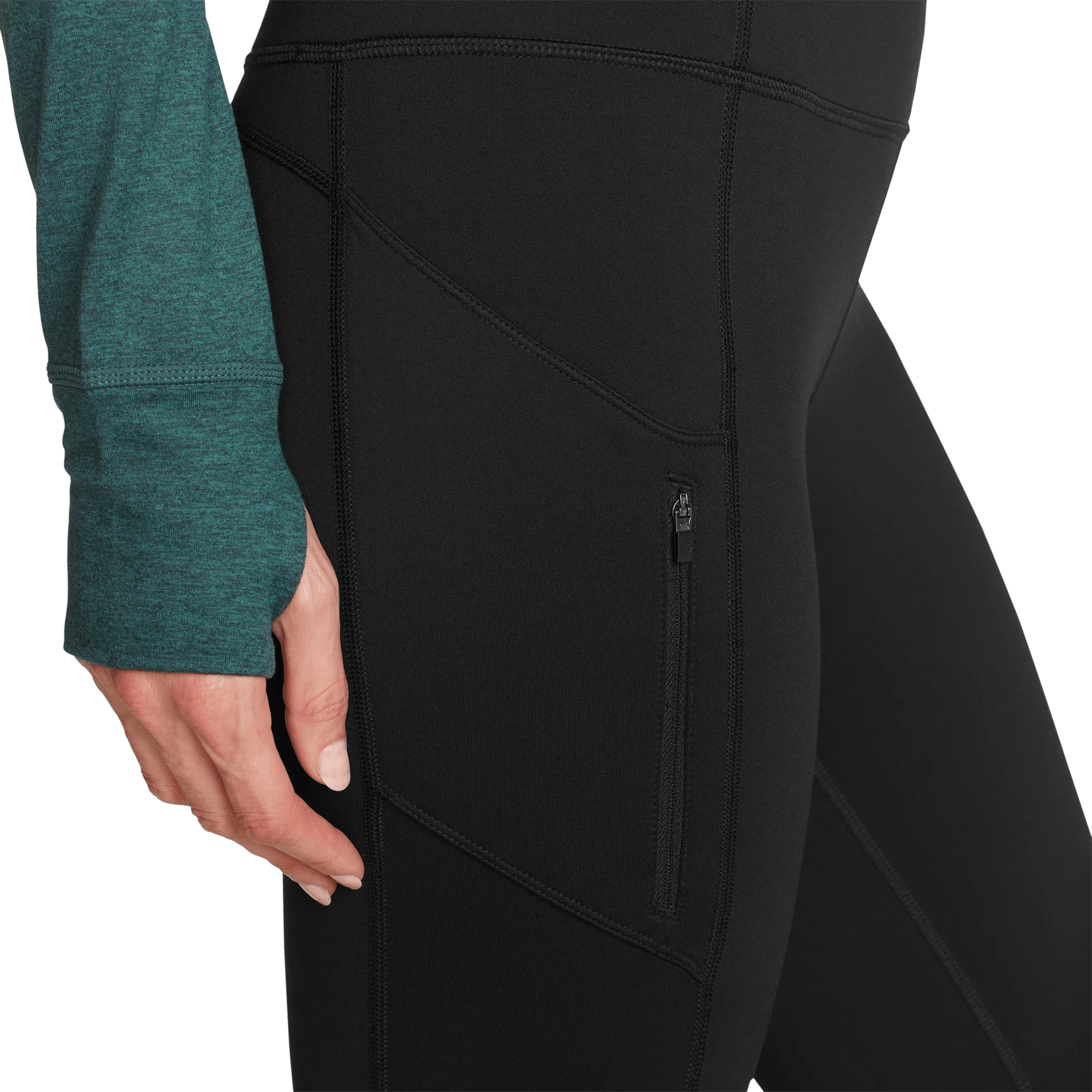 Women's Crossover Winter Trail Adventure High-Rise Leggings - Image 3