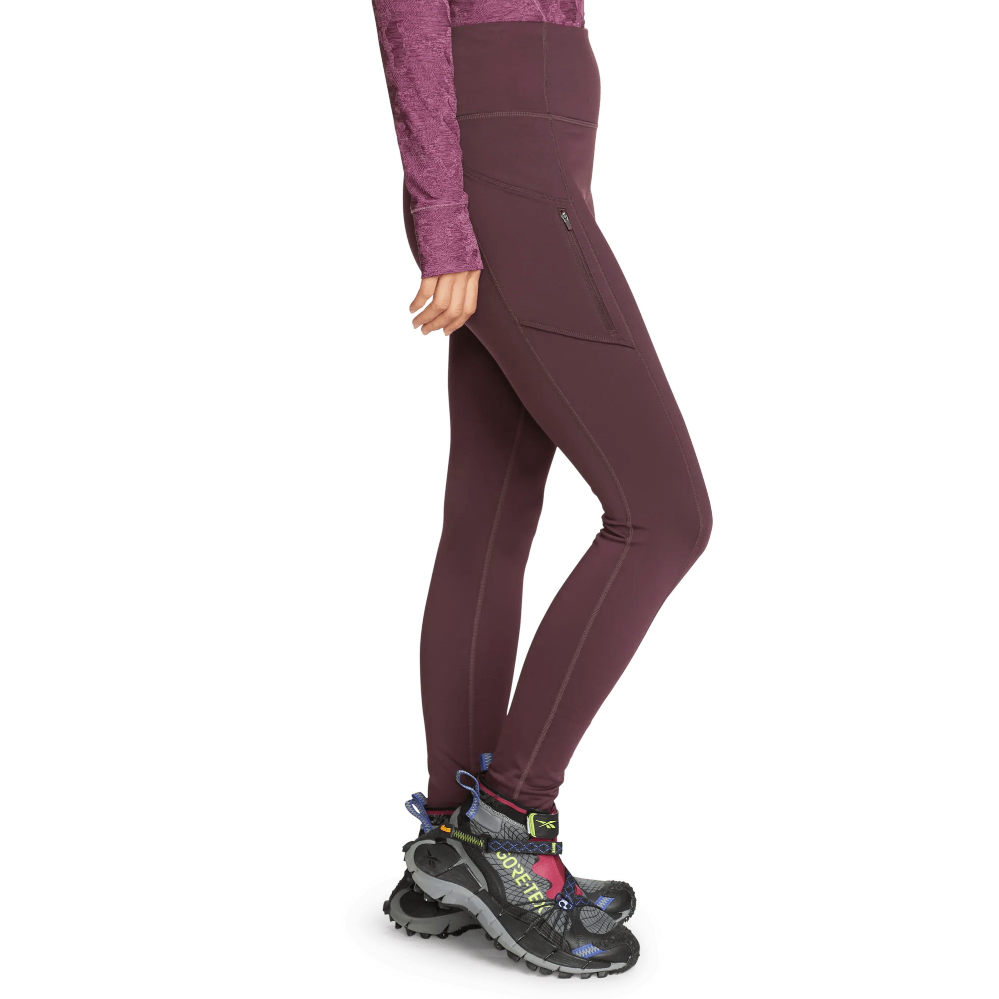 Women's Crossover Winter Trail Adventure High-Rise Leggings - Image 3