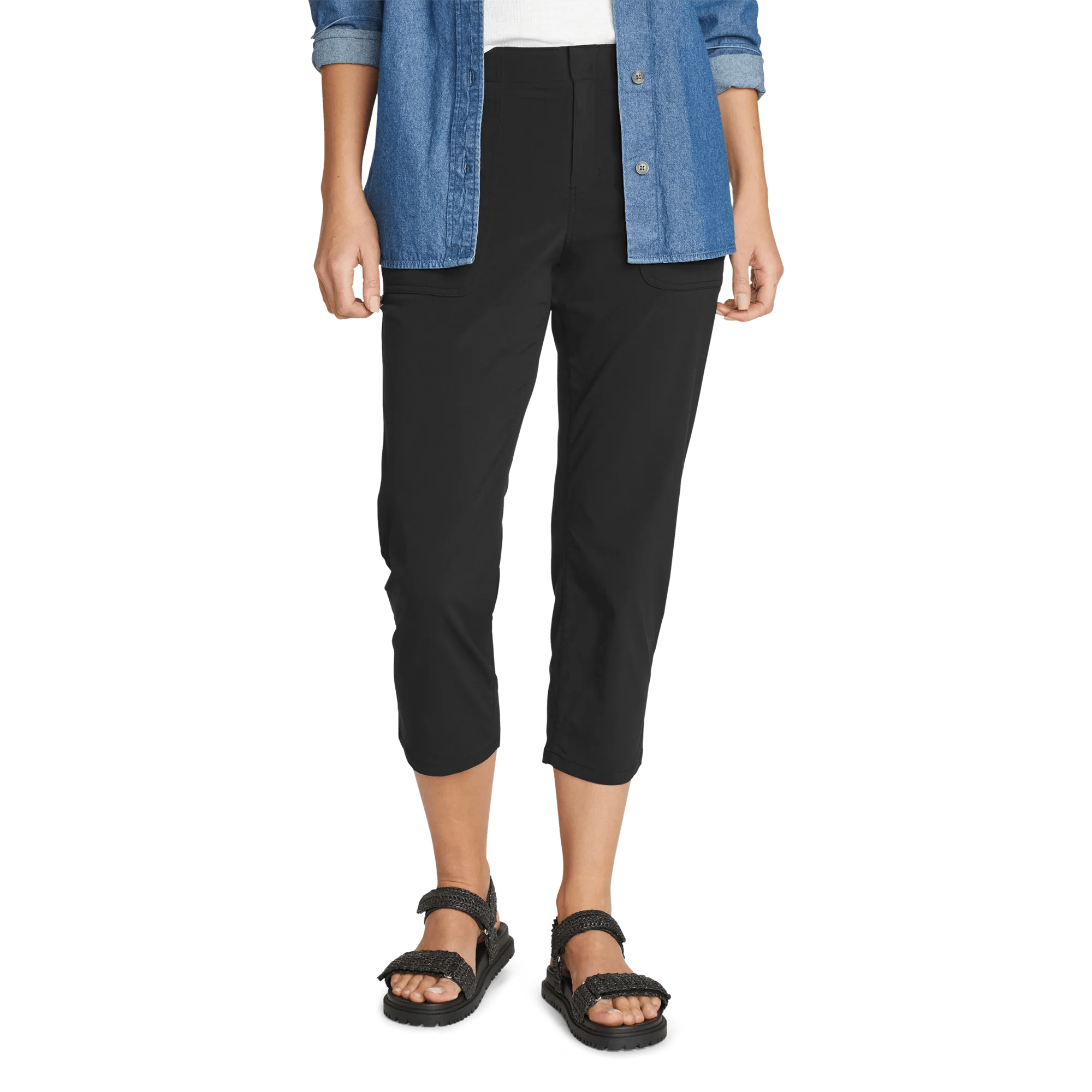 Women's Horizon High-Rise Straight Leg Cropped Pants - Image 3