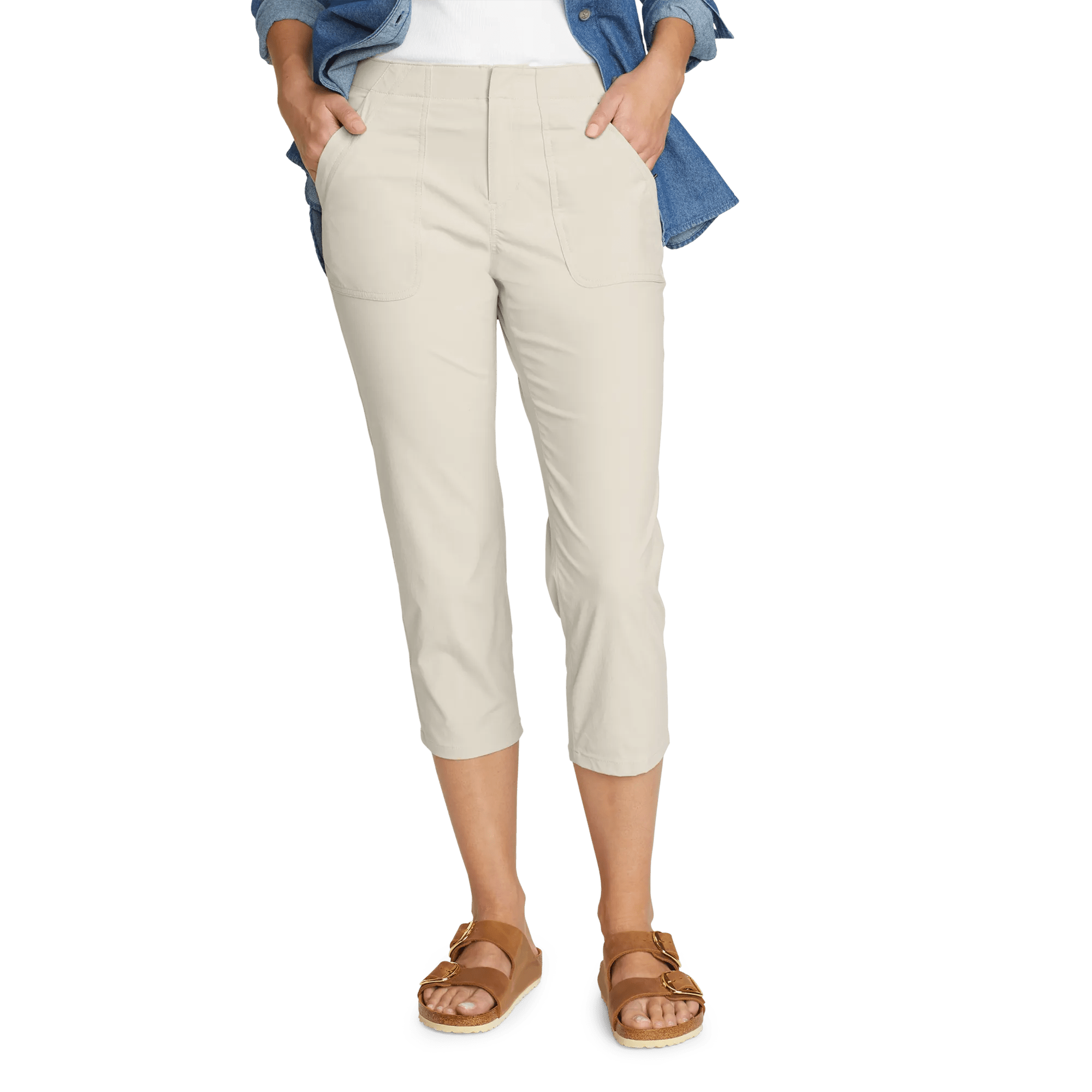 Women's Horizon High-Rise Straight Leg Cropped Pants - Image 3