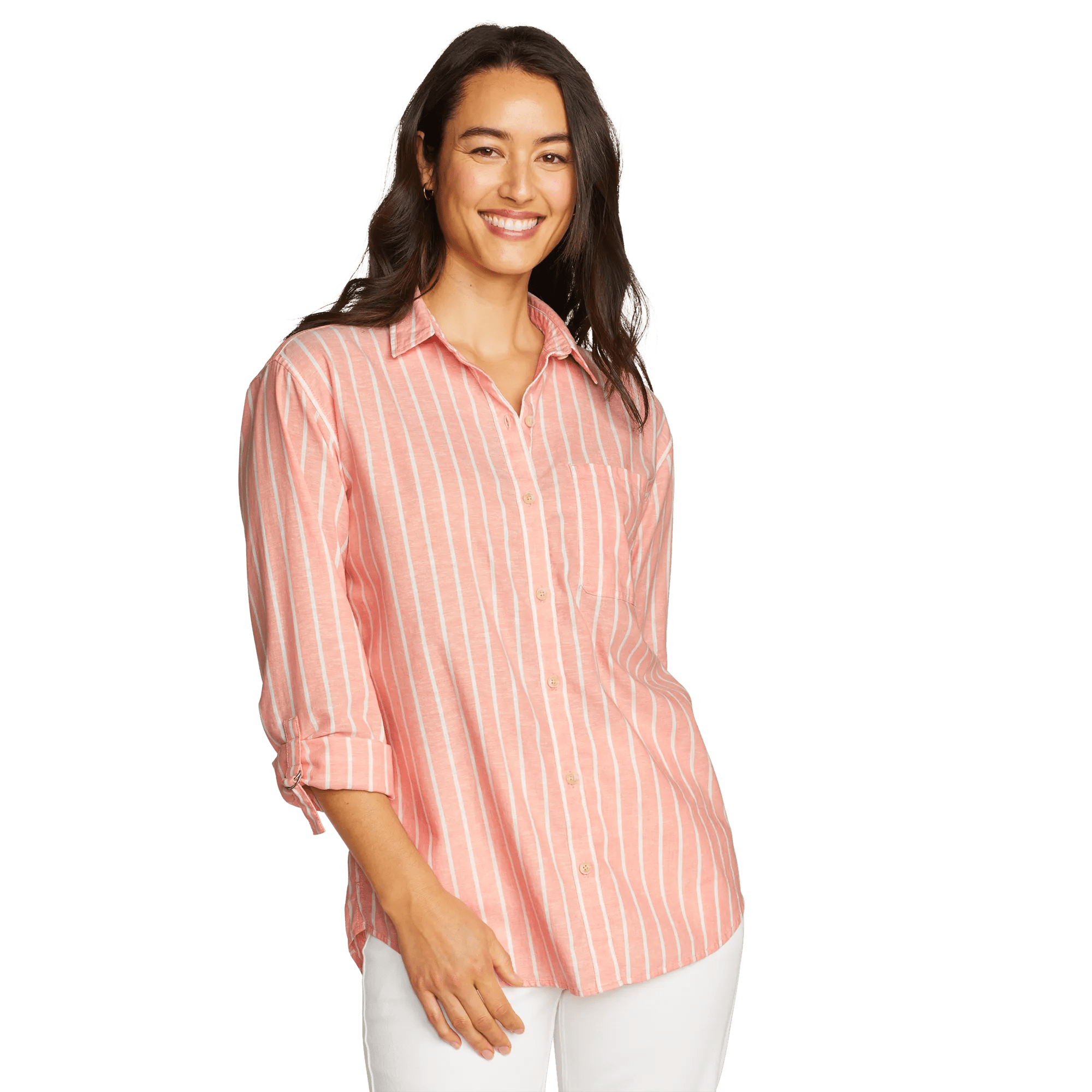Women's EB Hemplify Long-Sleeve Beach Shirt - Image 3