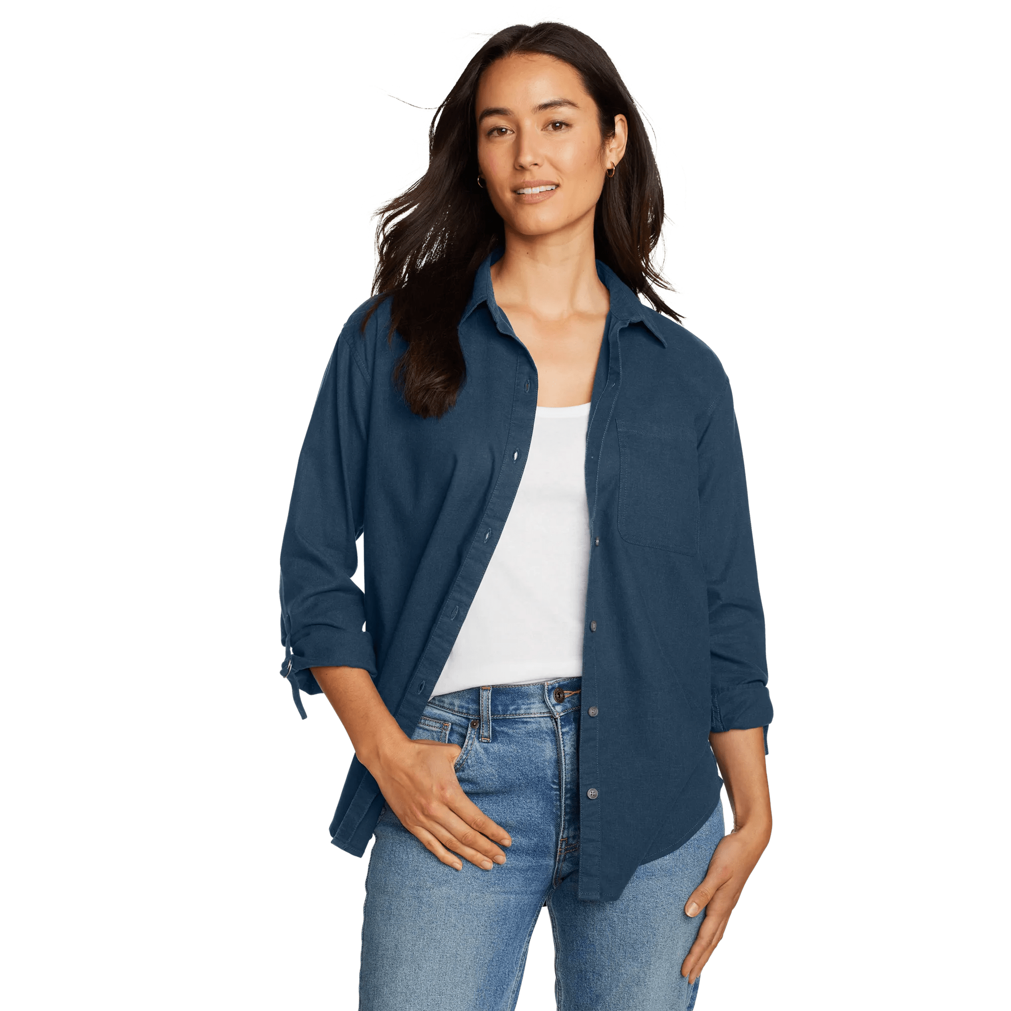 Women's EB Hemplify Long-Sleeve Beach Shirt - Image 3