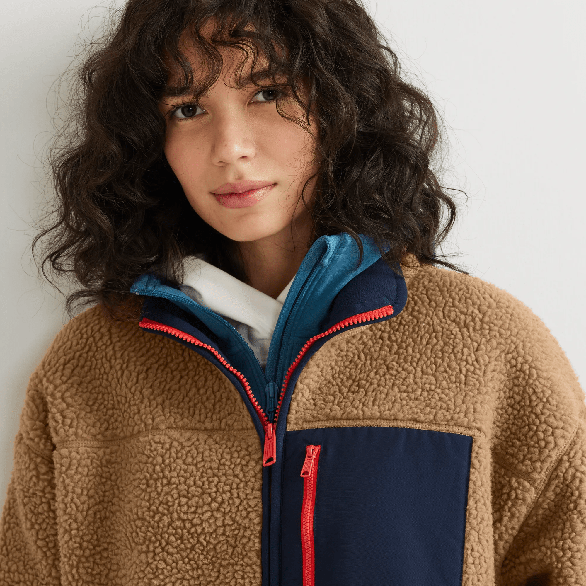Women's Chilali Faux Shearling Fleece Jacket - Image 3