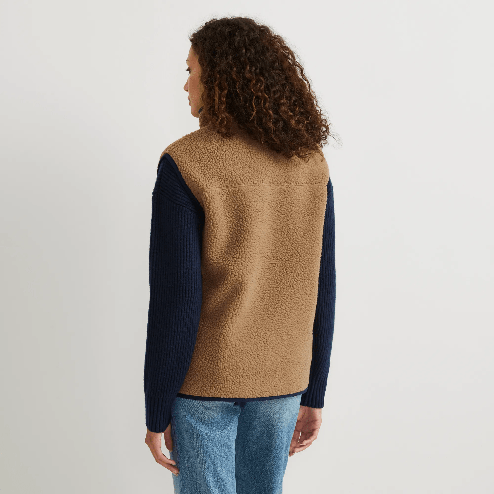 Women's Chilali Faux Shearling Fleece Vest - Image 2