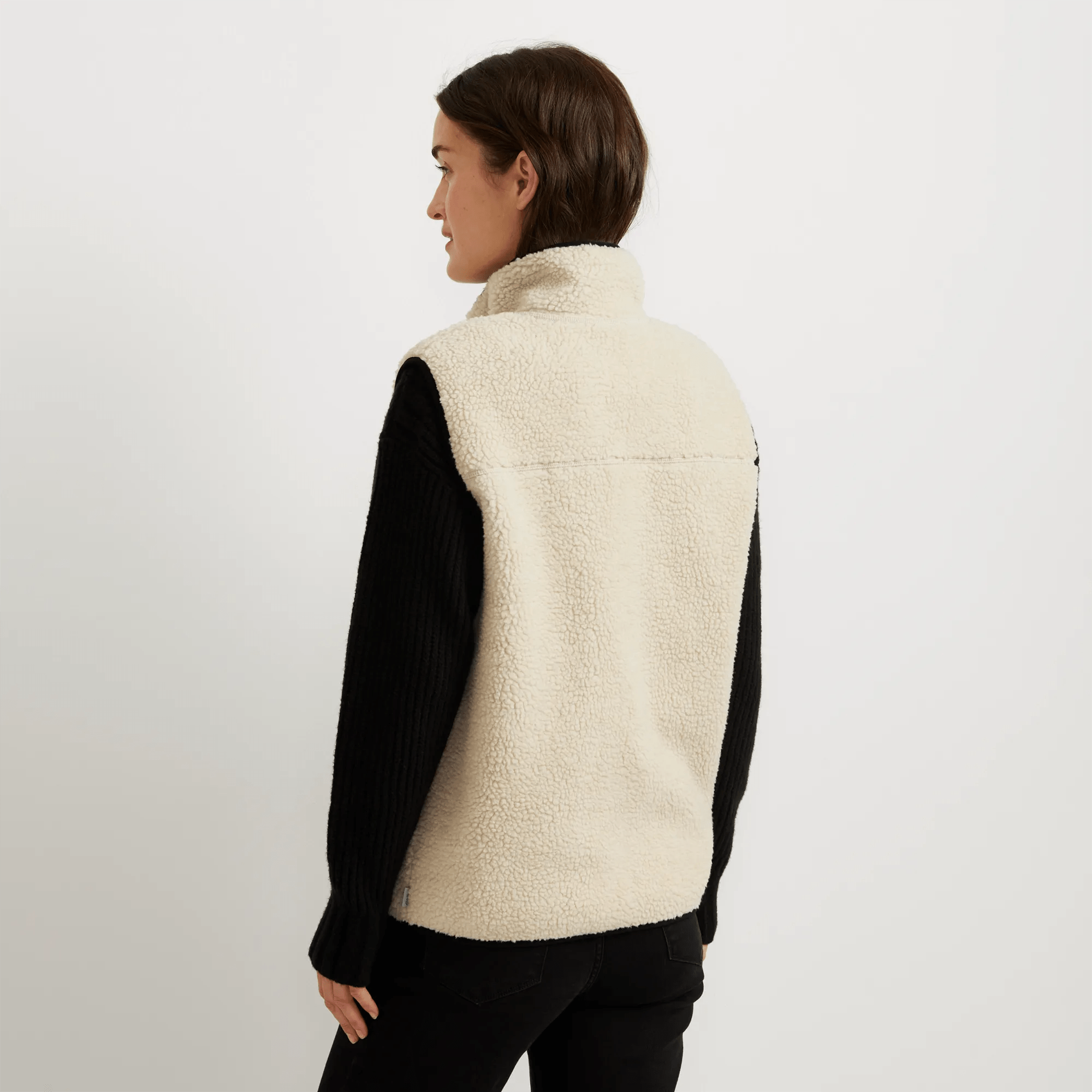 Women's Chilali Faux Shearling Fleece Vest - Image 2