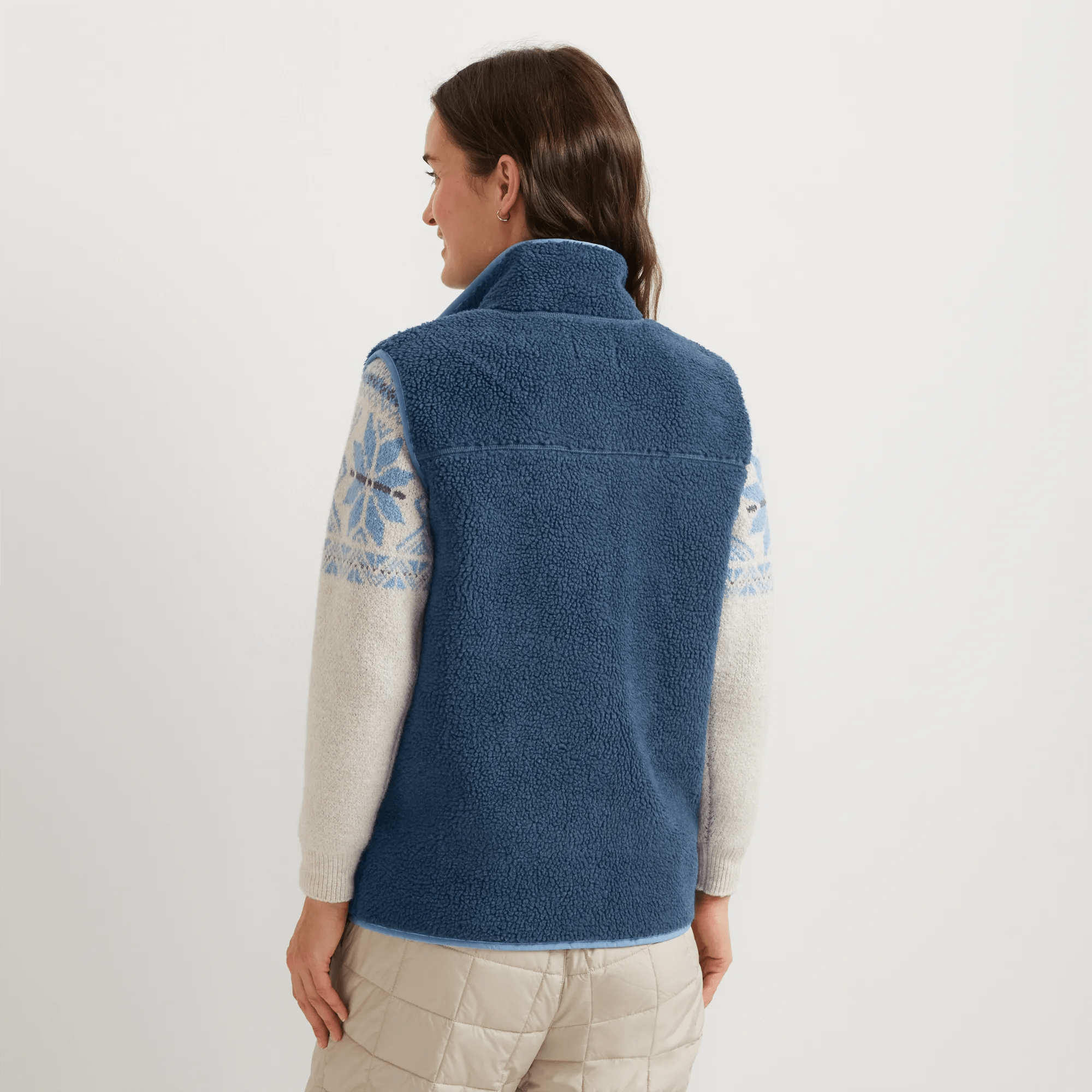Women's Chilali Faux Shearling Fleece Vest - Image 2