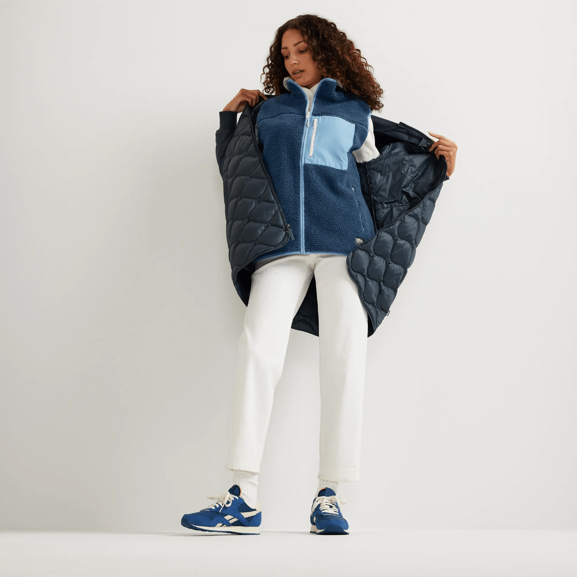 Women's Chilali Faux Shearling Fleece Vest - Image 3