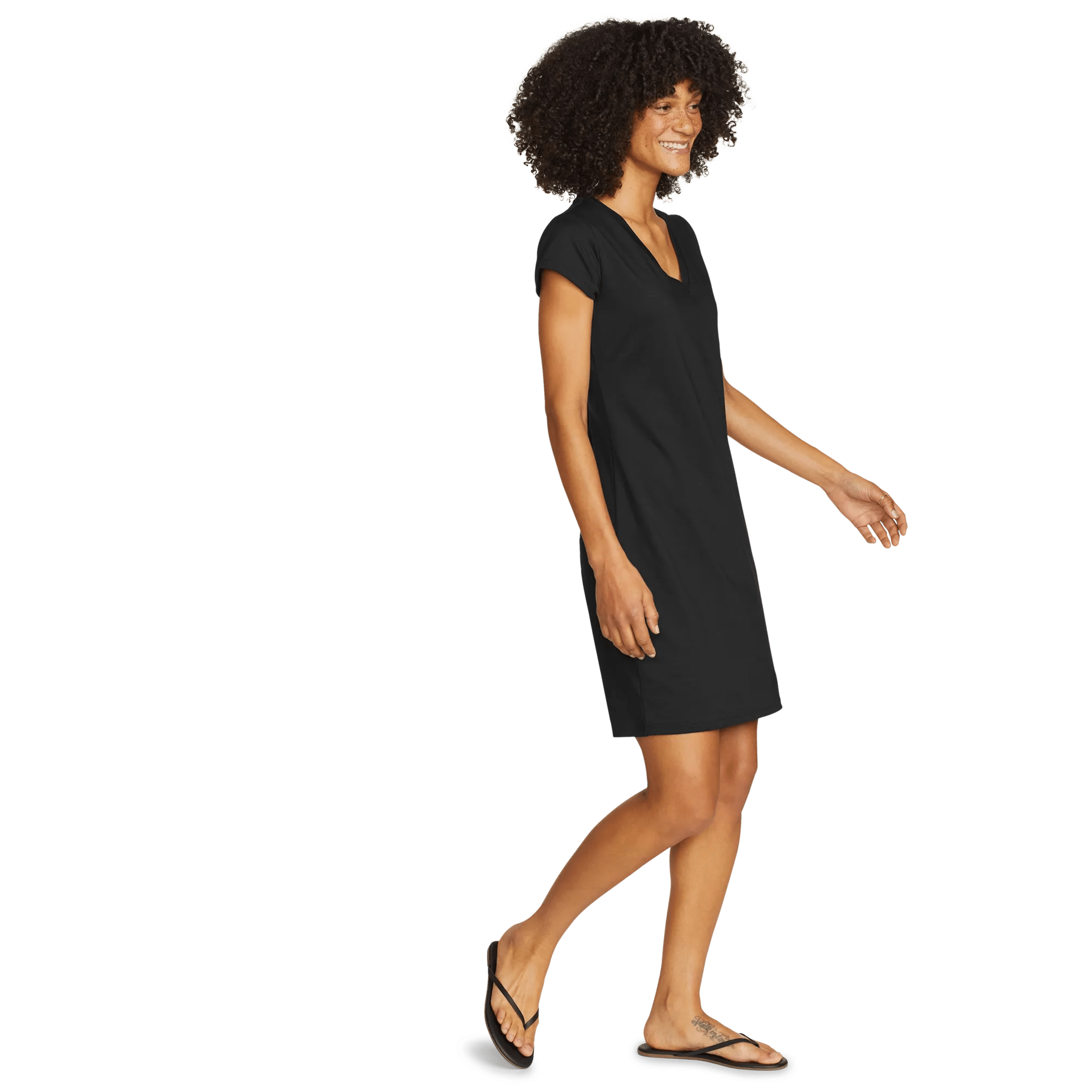 Women's Aster Short-Sleeve V-Neck Dress - Image 4