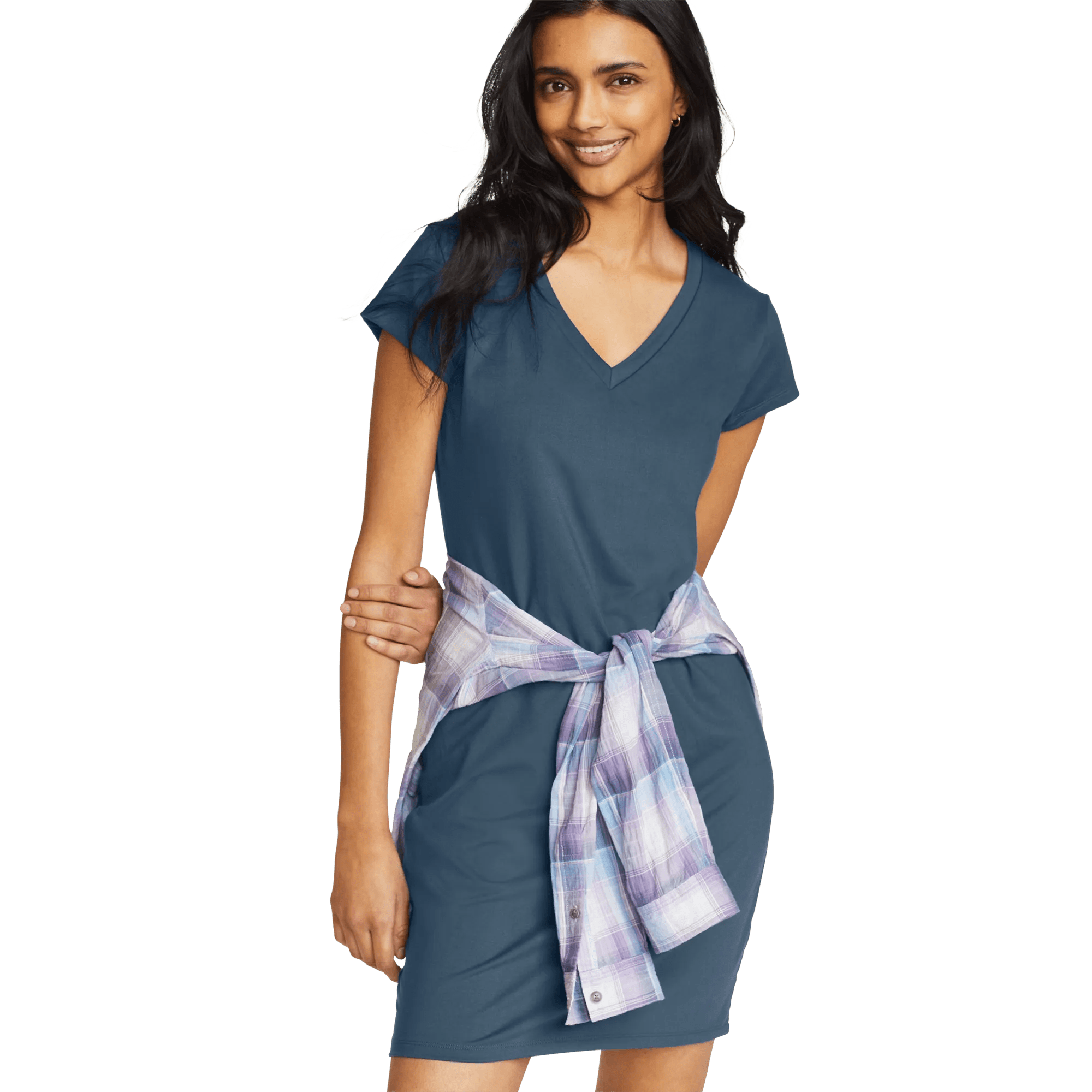 Women's Aster Short-Sleeve V-Neck Dress - Image 3
