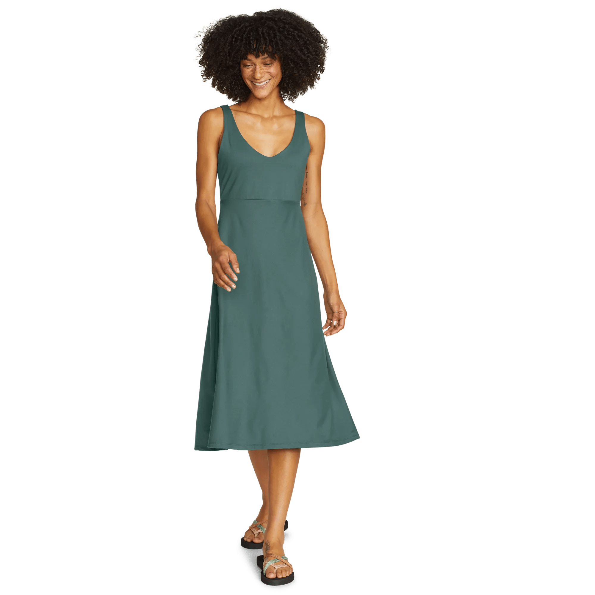 Women's Aster V-Neck Midi Dress - Image 3