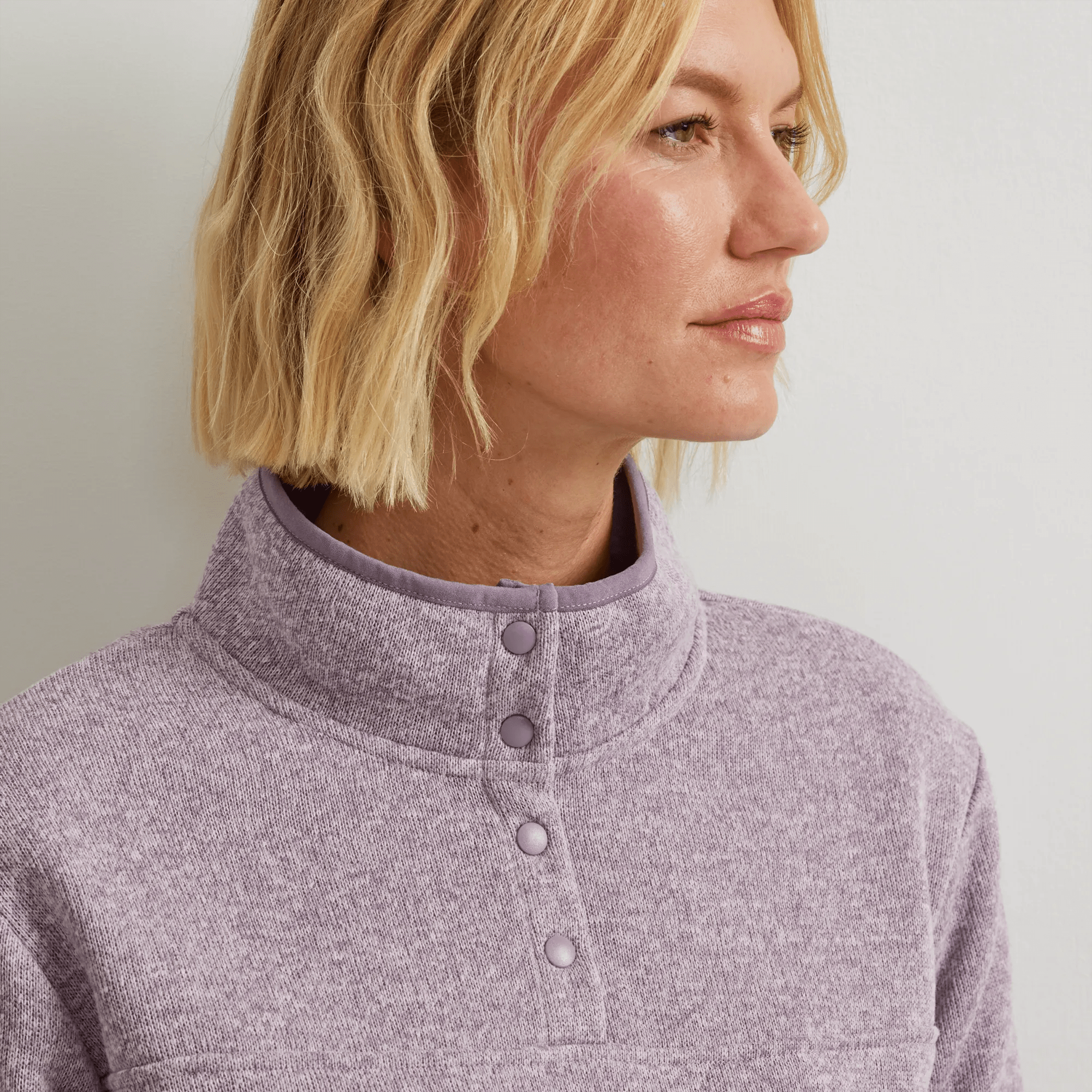 Women's Radiator Fleece 2.0 Snap Mock Pullover - Image 3