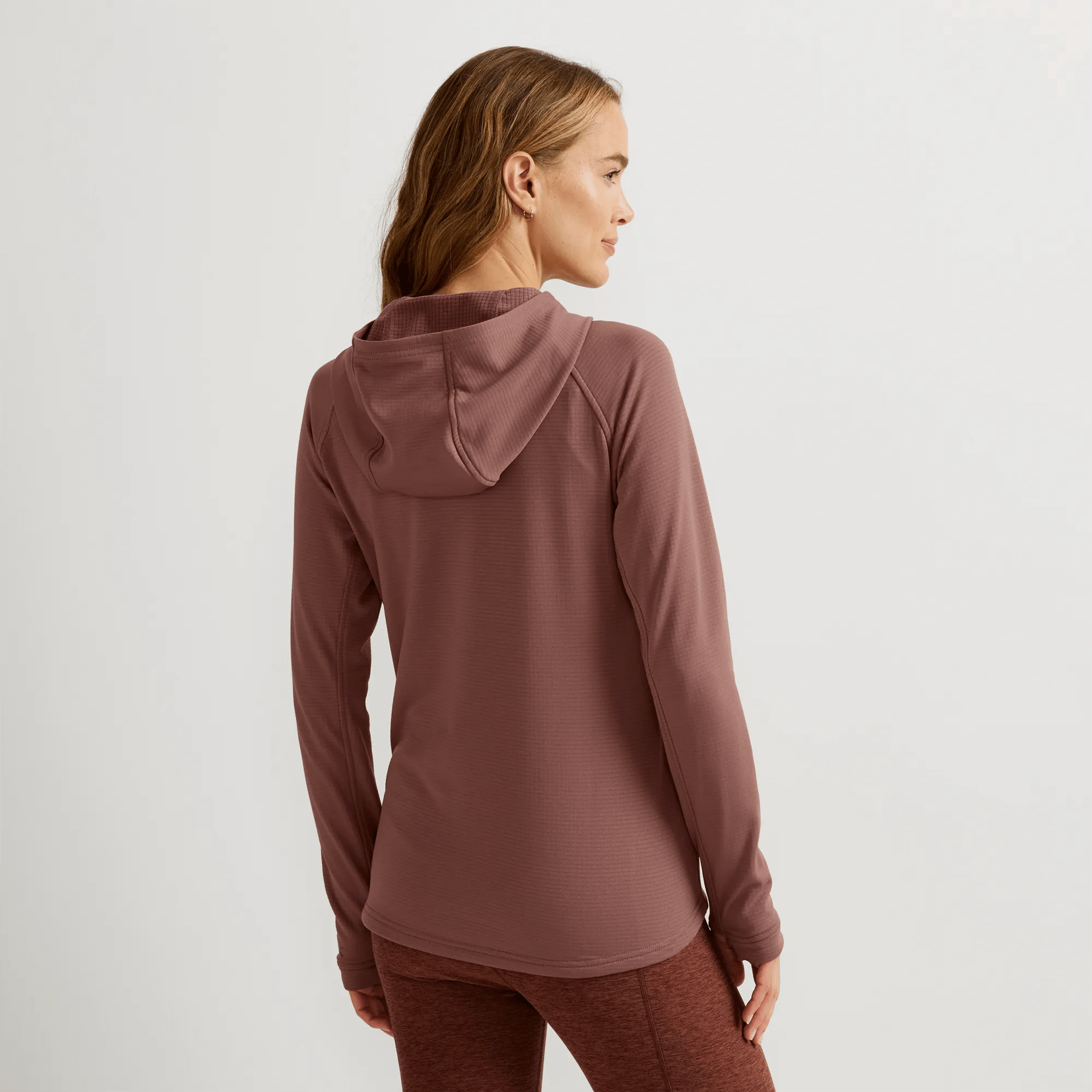 Women's High Route Grid Fleece Full-Zip Hoodie - Image 2