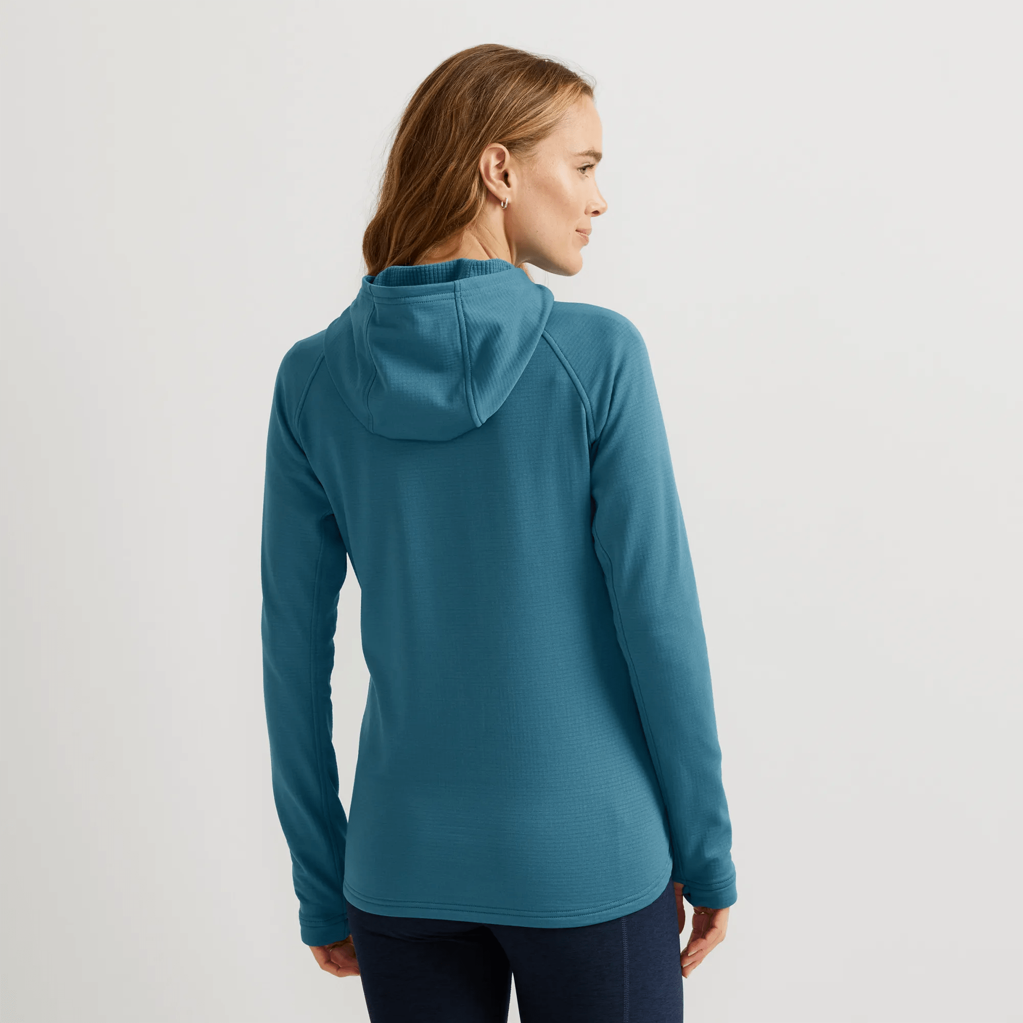 Women's High Route Grid Fleece Full-Zip Hoodie - Image 2
