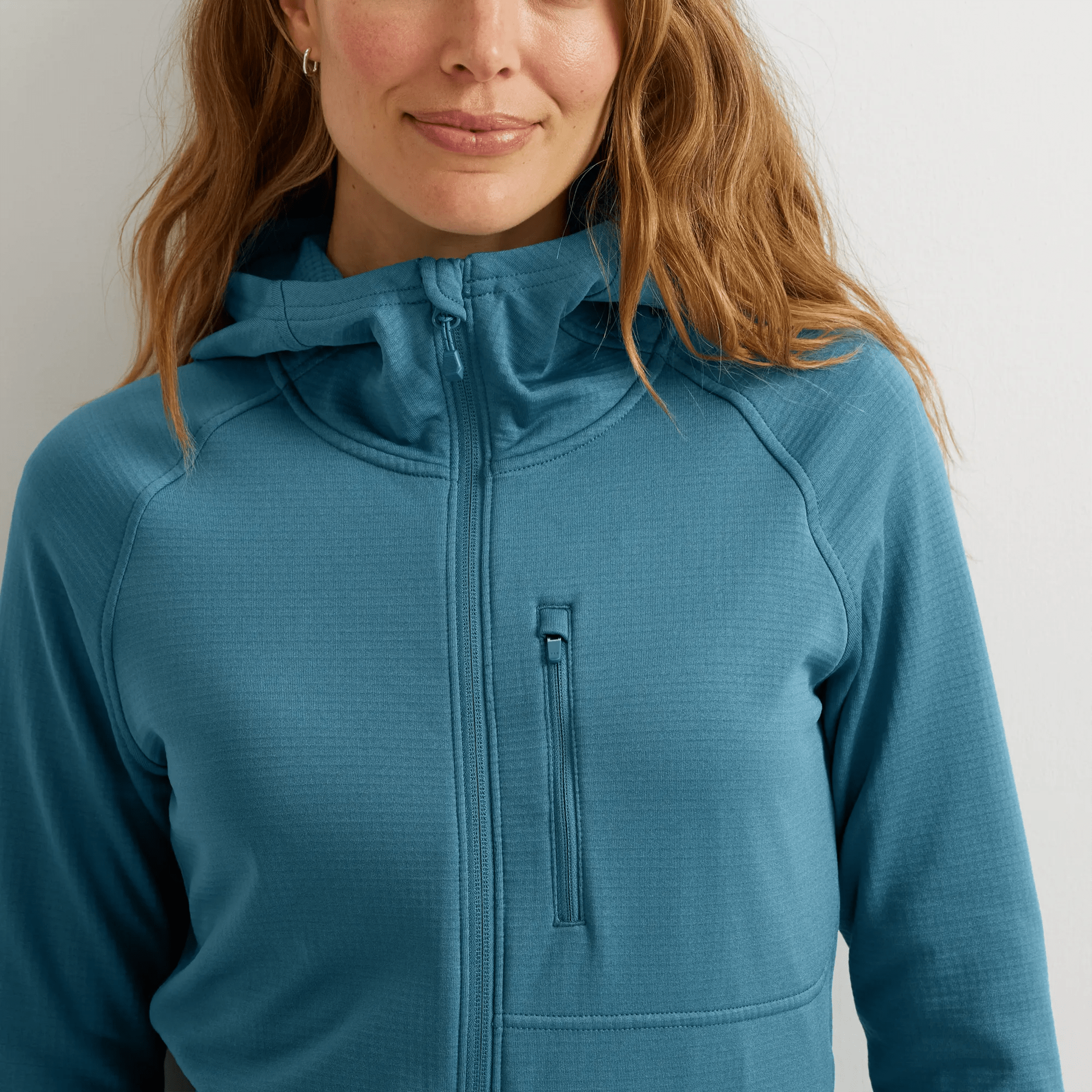 Women's High Route Grid Fleece Full-Zip Hoodie - Image 3