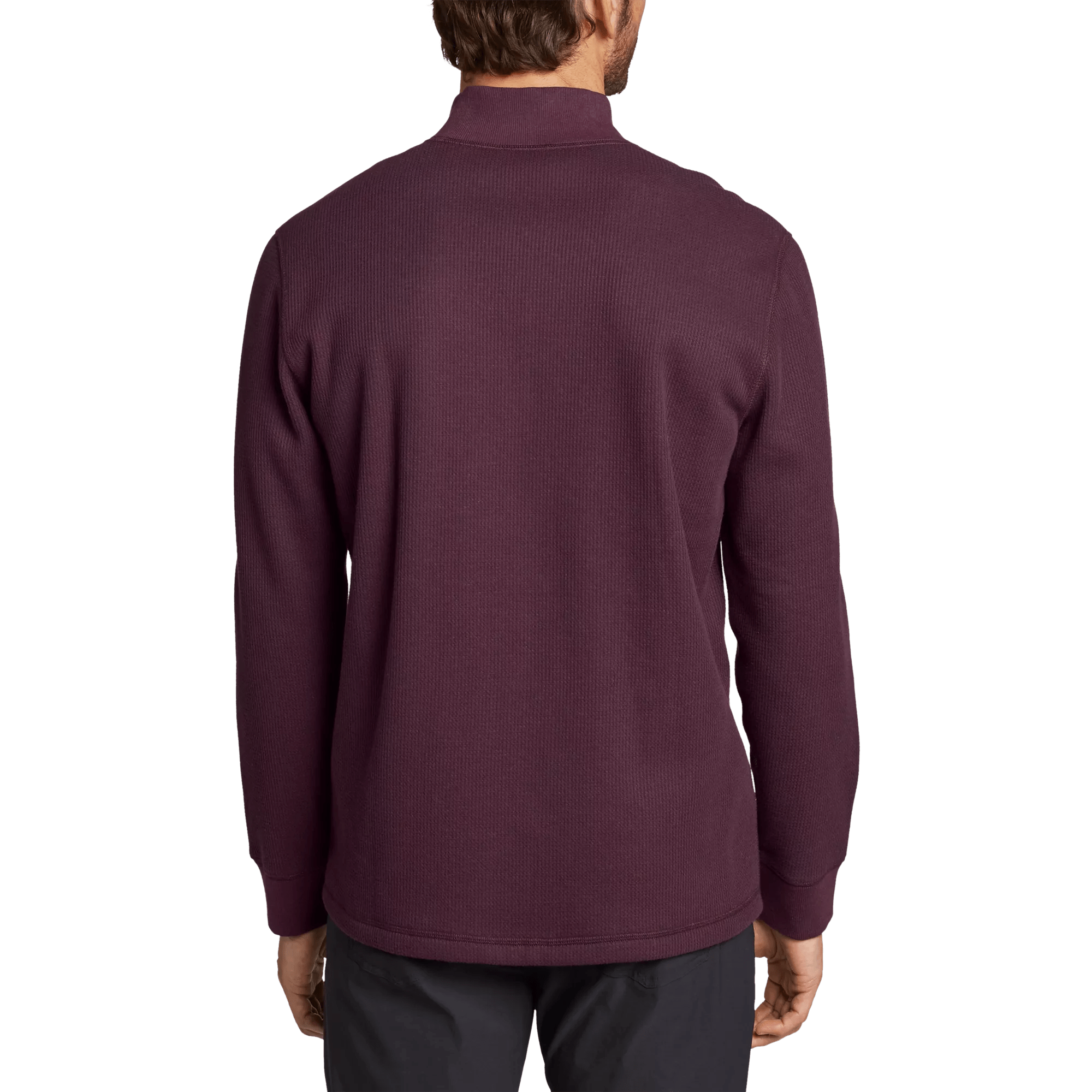 Men's Faux Shearling-Lined Thermal Henley - Image 2