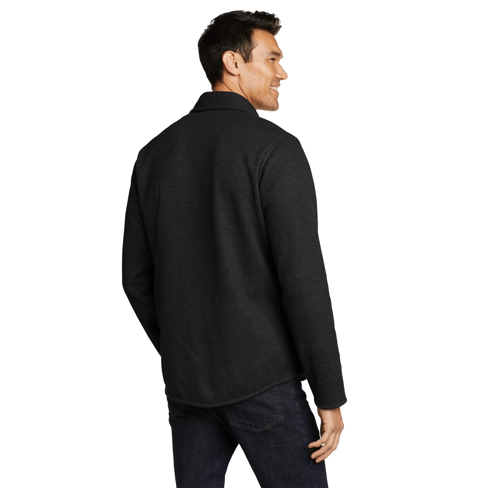 Men's Faux Shearling-Lined Thermal Shirt - Image 2
