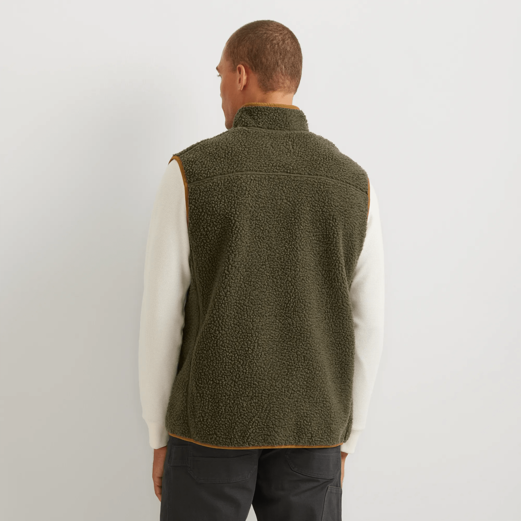 Men's Chilali Faux Shearling Fleece Vest - Image 2