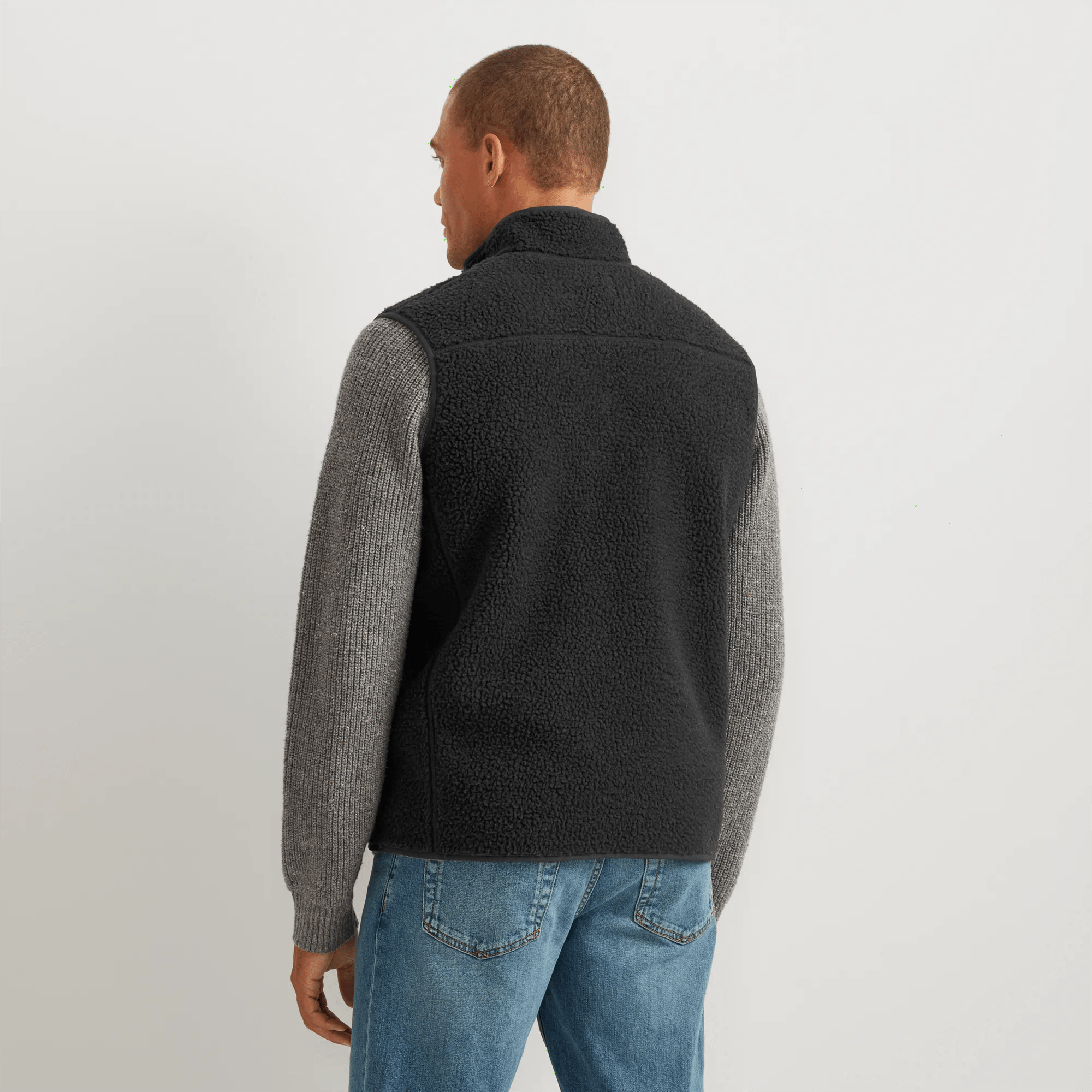 Men's Chilali Faux Shearling Fleece Vest - Image 2