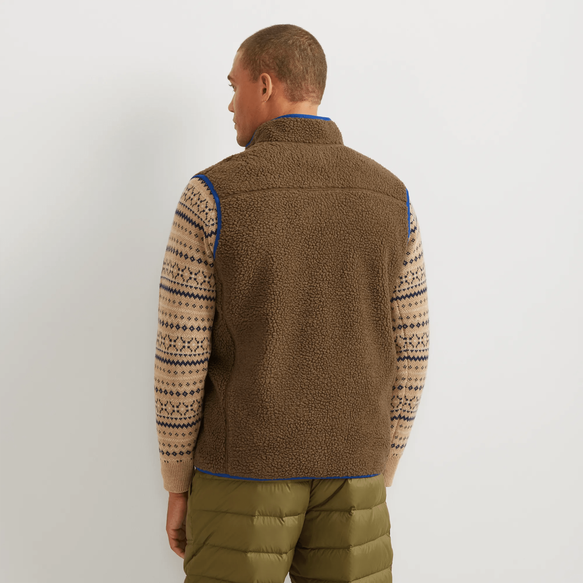 Men's Chilali Faux Shearling Fleece Vest - Image 2