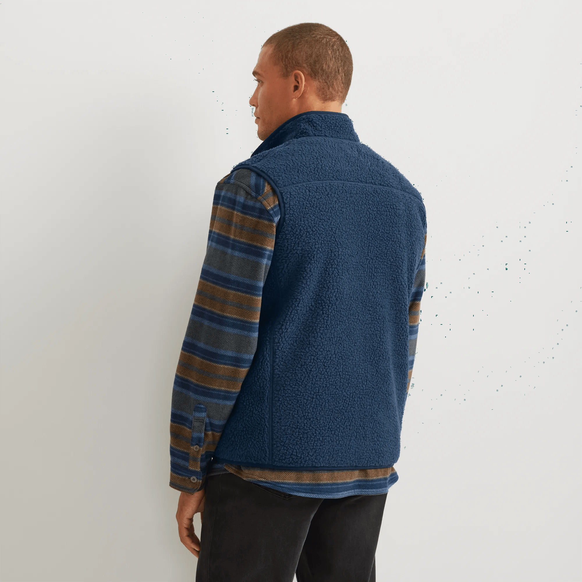 Men's Chilali Faux Shearling Fleece Vest - Image 2