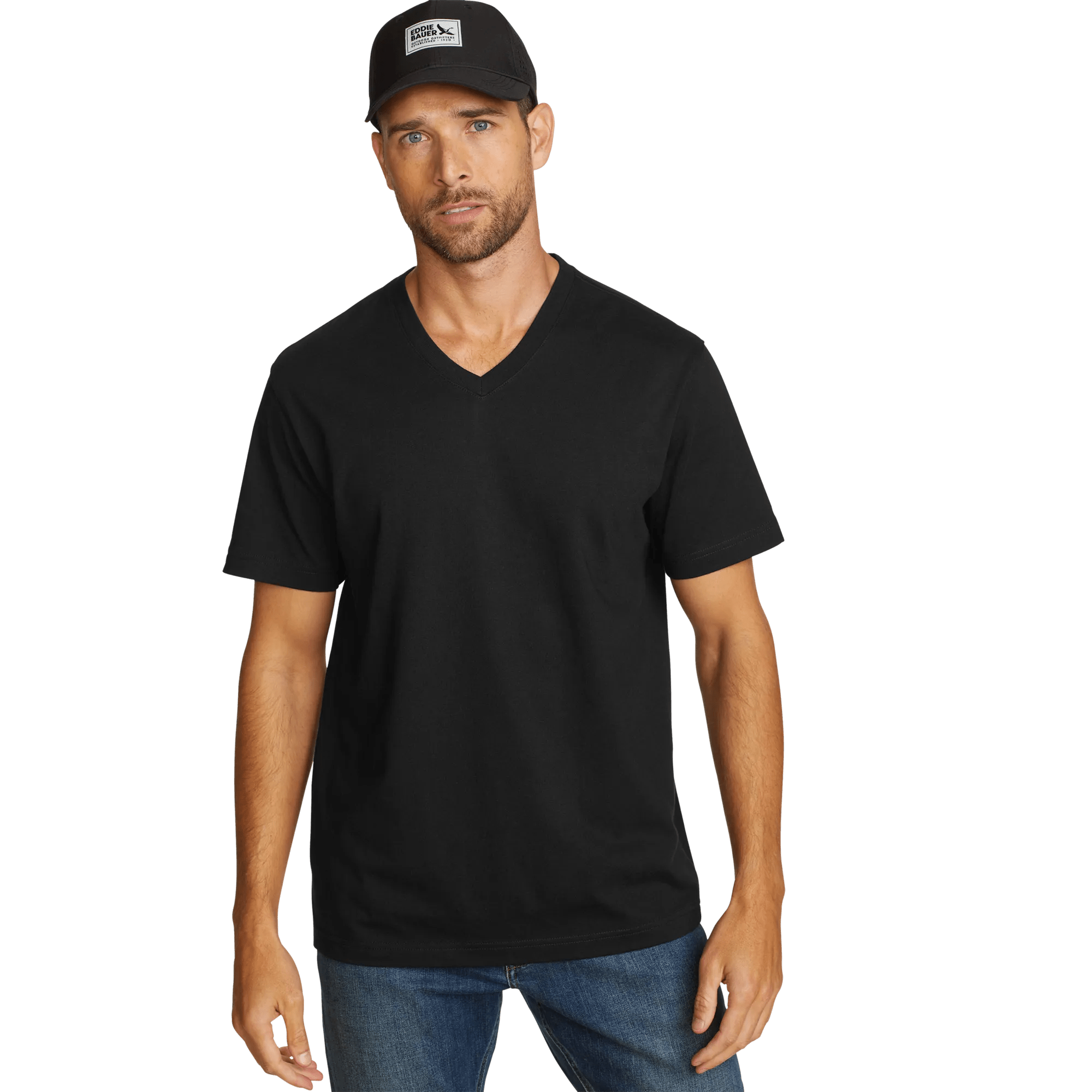 Men's Legend Wash 100% Cotton Short-Sleeve V-Neck T-Shirt - Image 3
