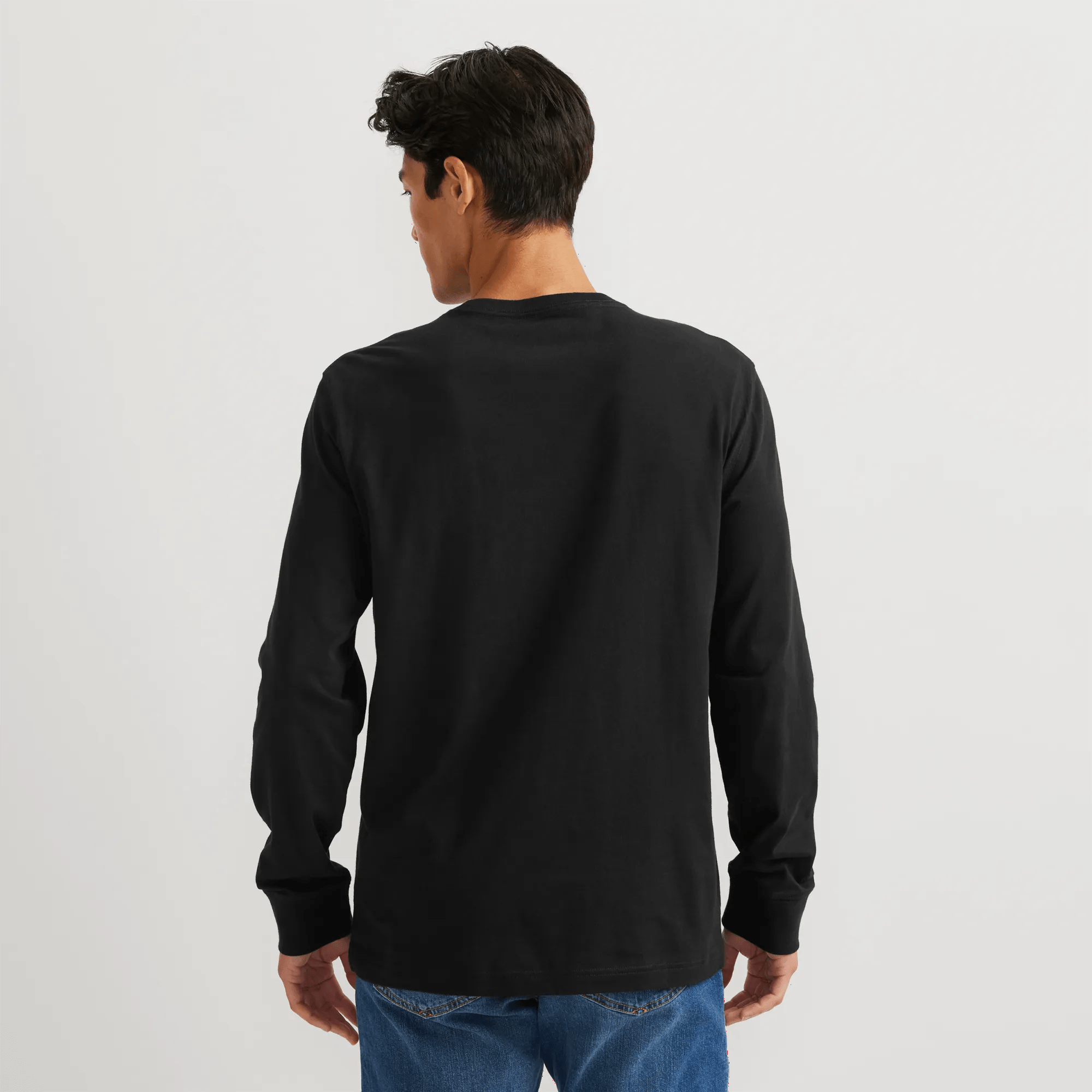 Men's Legend Wash 100% Cotton Long-Sleeve Classic T-Shirt - Image 2