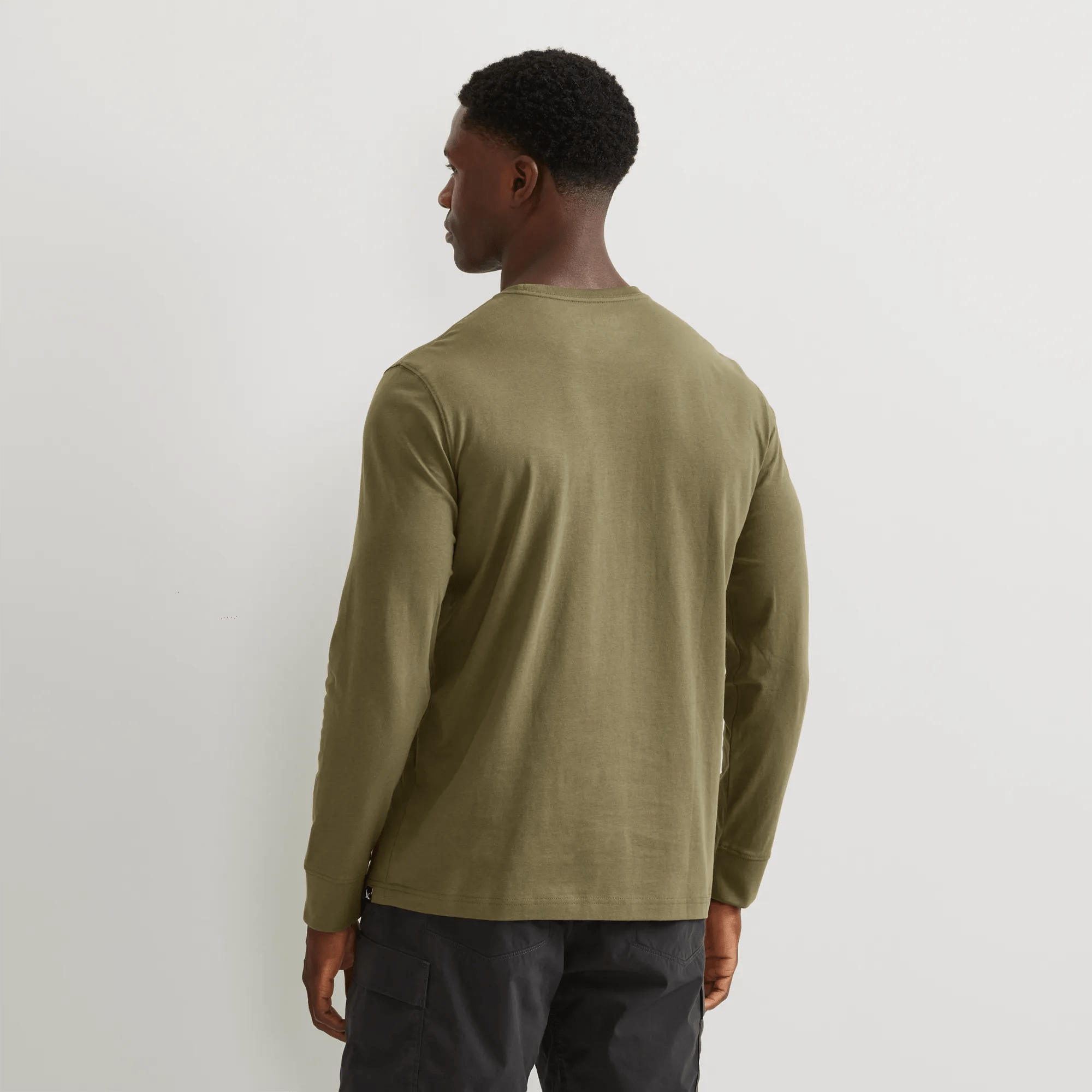 Men's Legend Wash 100% Cotton Long-Sleeve Classic T-Shirt - Image 2