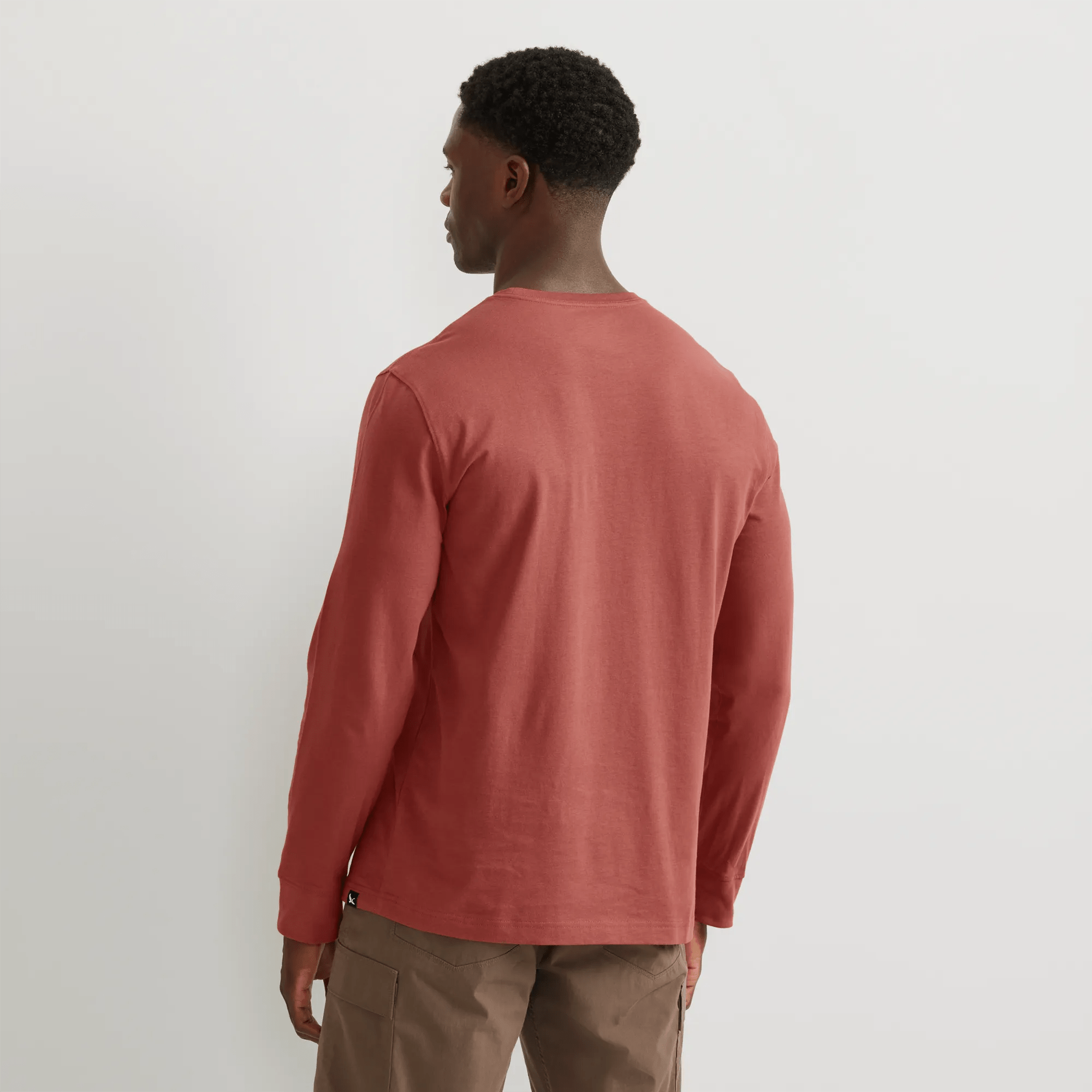 Men's Legend Wash 100% Cotton Long-Sleeve Classic T-Shirt - Image 2