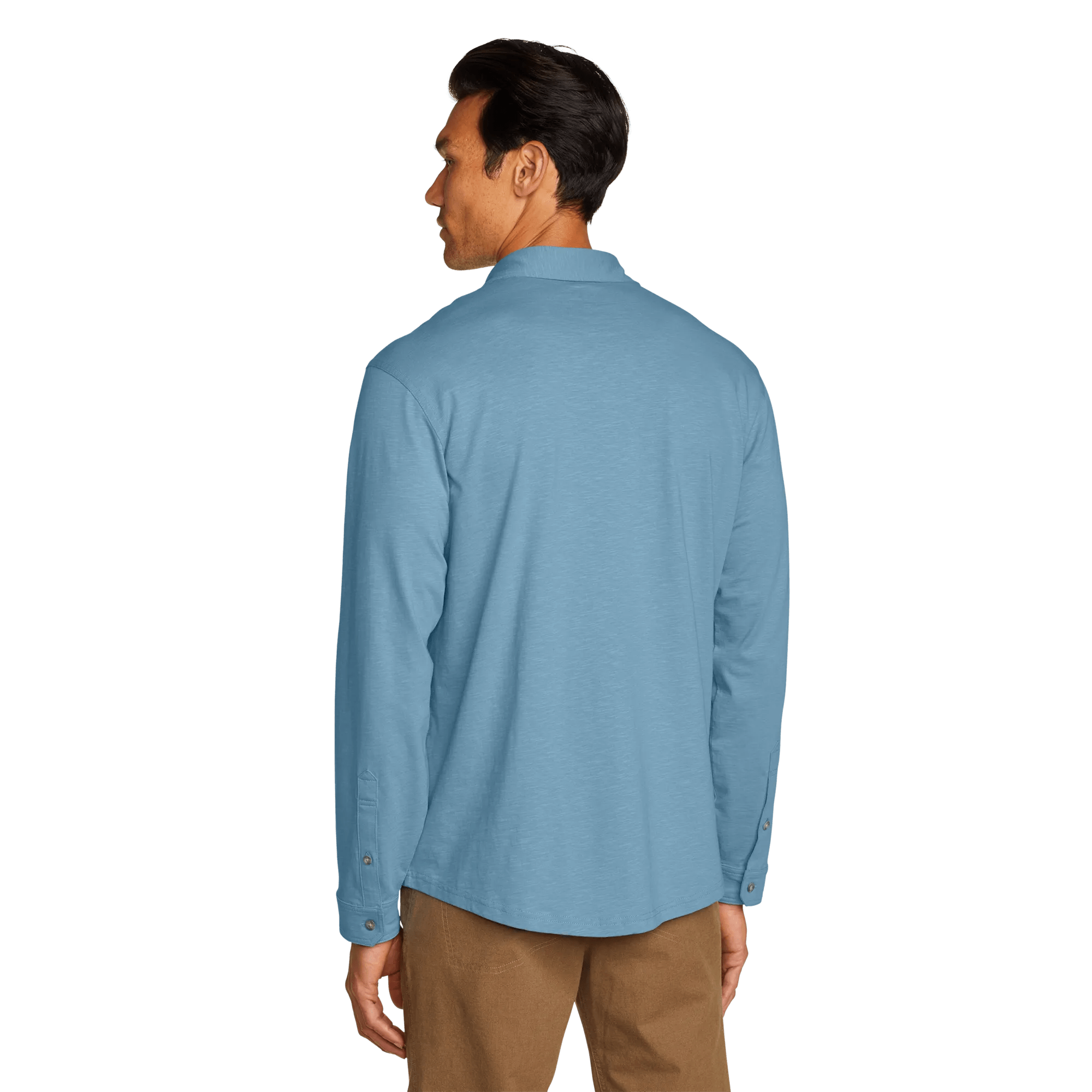 Men's Baja Long-Sleeve Knit Button-Up Shirt - Image 2