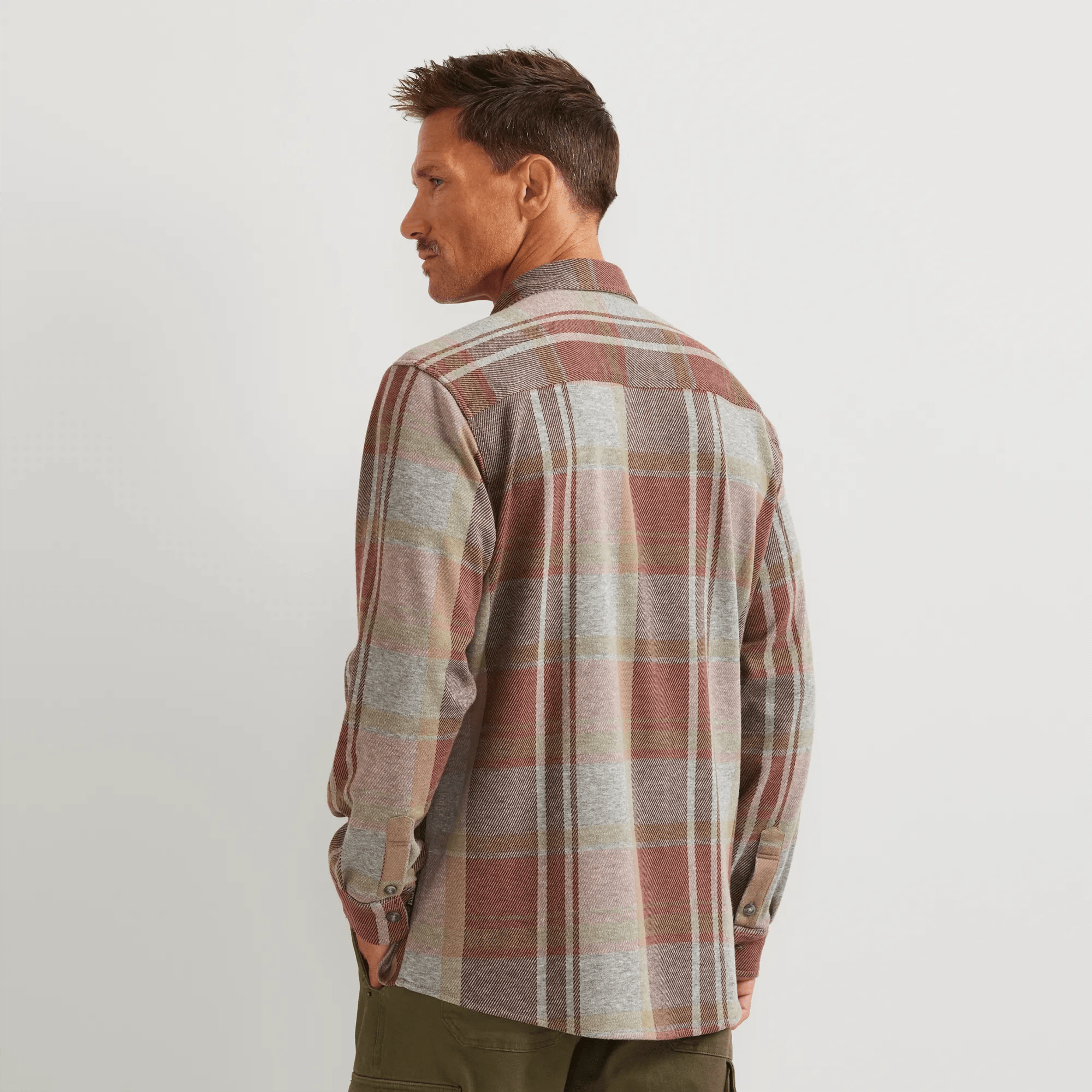 Men's Soft Knit Button Down Shirt - Image 2