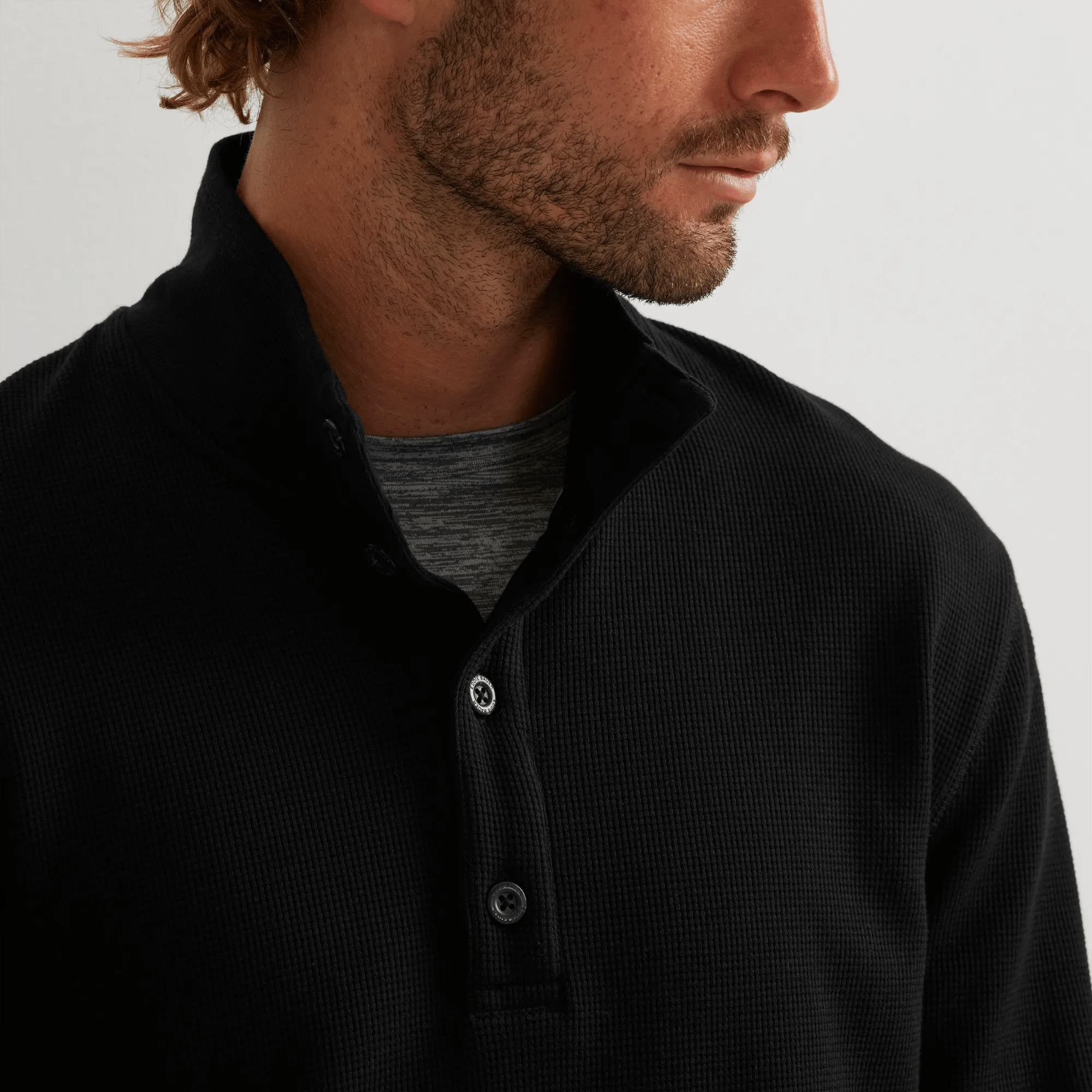 Men's Eddie's Favorite Thermal Pullover Mockneck - Image 3